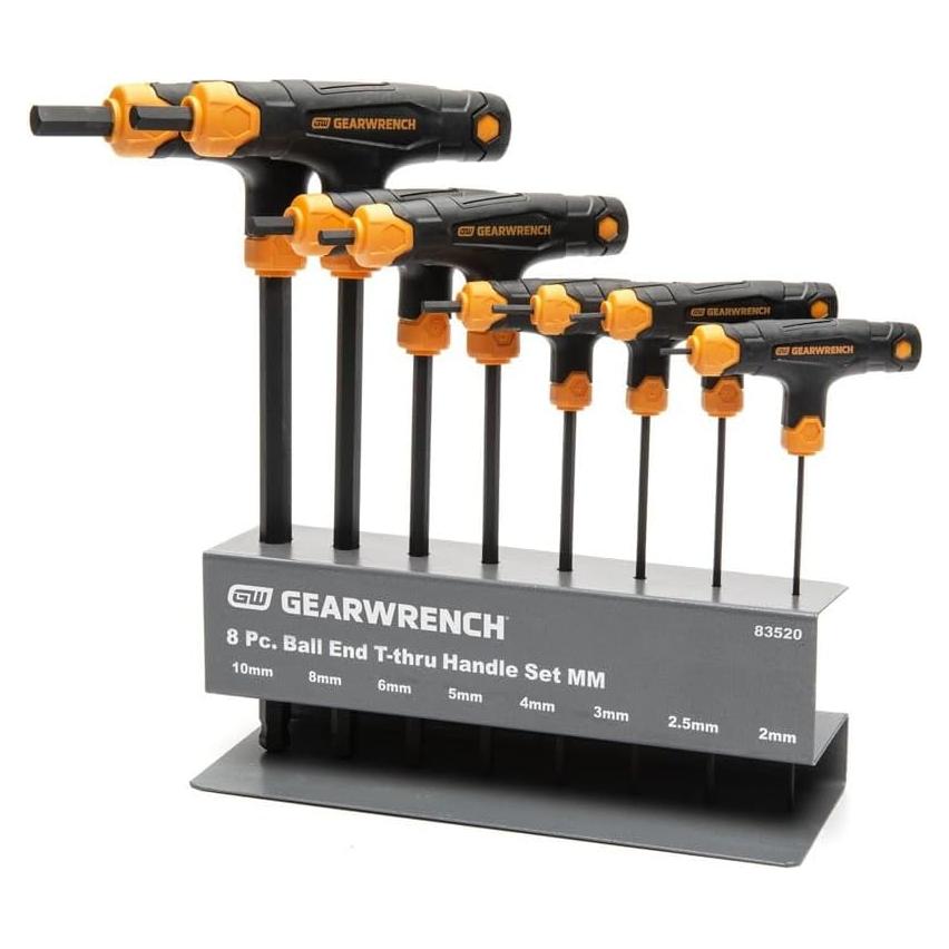 Juego de Llaves Hexagonales T GEARWRENCH 8 Piezas Métricas