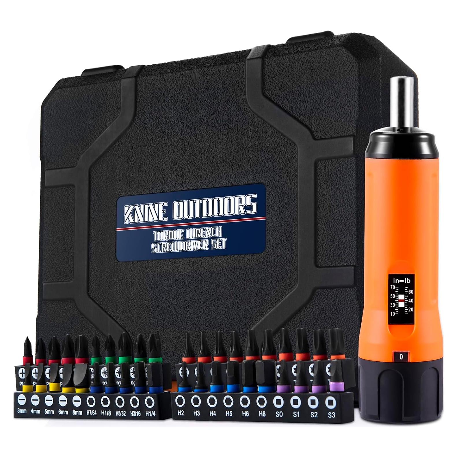 Conjunto de Destornillador de Par Torque KNINE 10-70 Nm, 40 Puntas