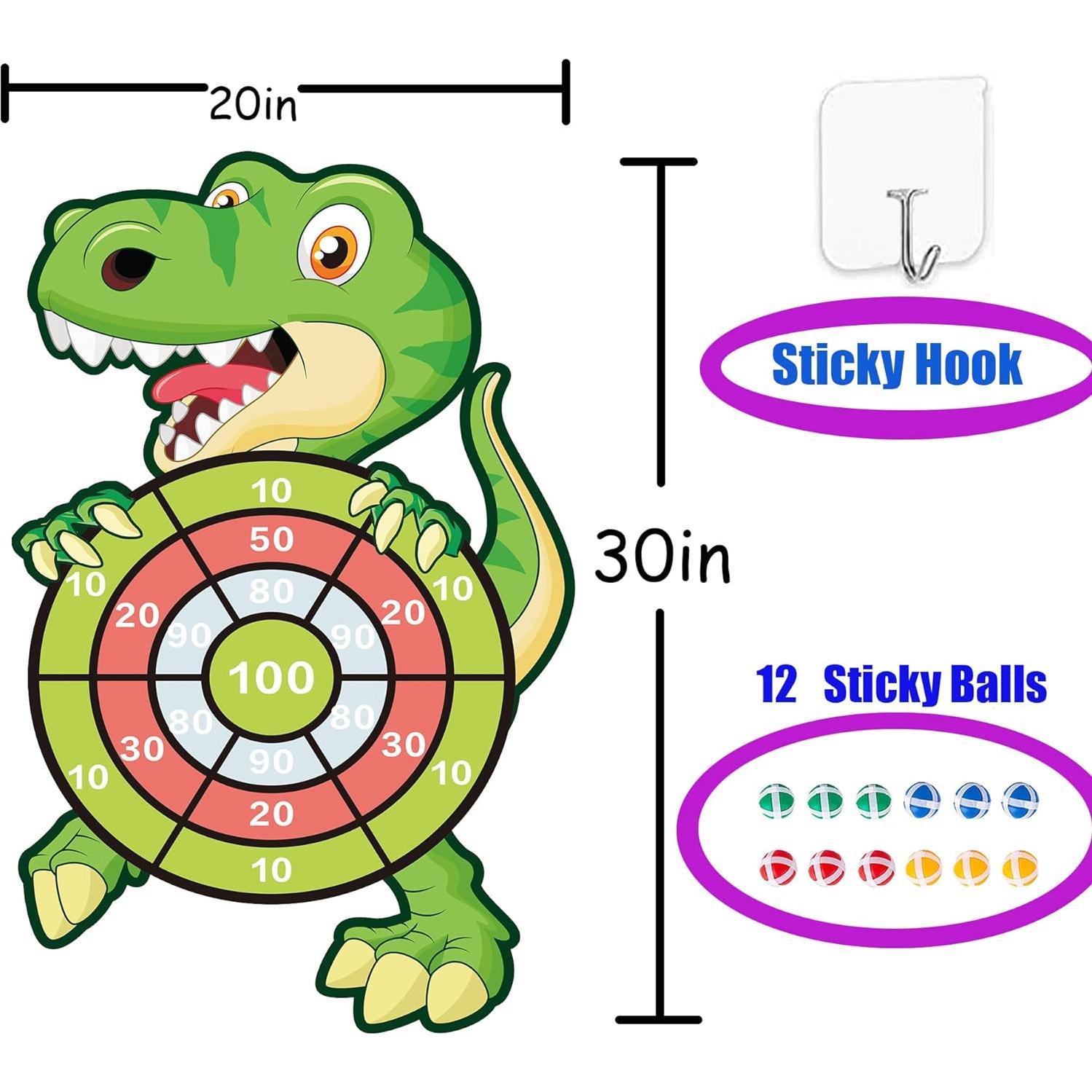 Tablero de Dardos HONGID 76,2 cm con 12 Bolas Pegajosas
