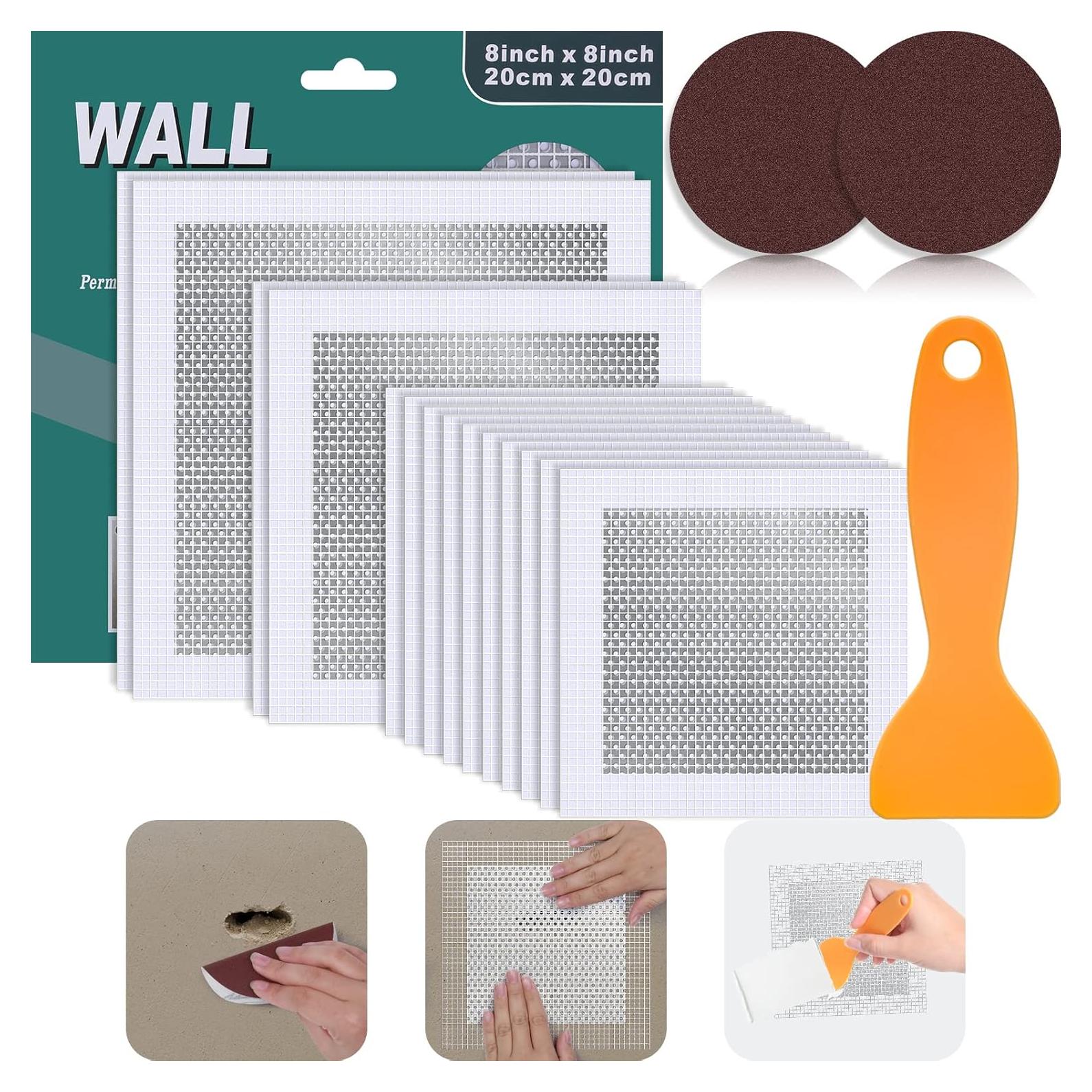 Kit de Reparación de Paneles de Yeso Mckanti 14 Parches 10/8/4"