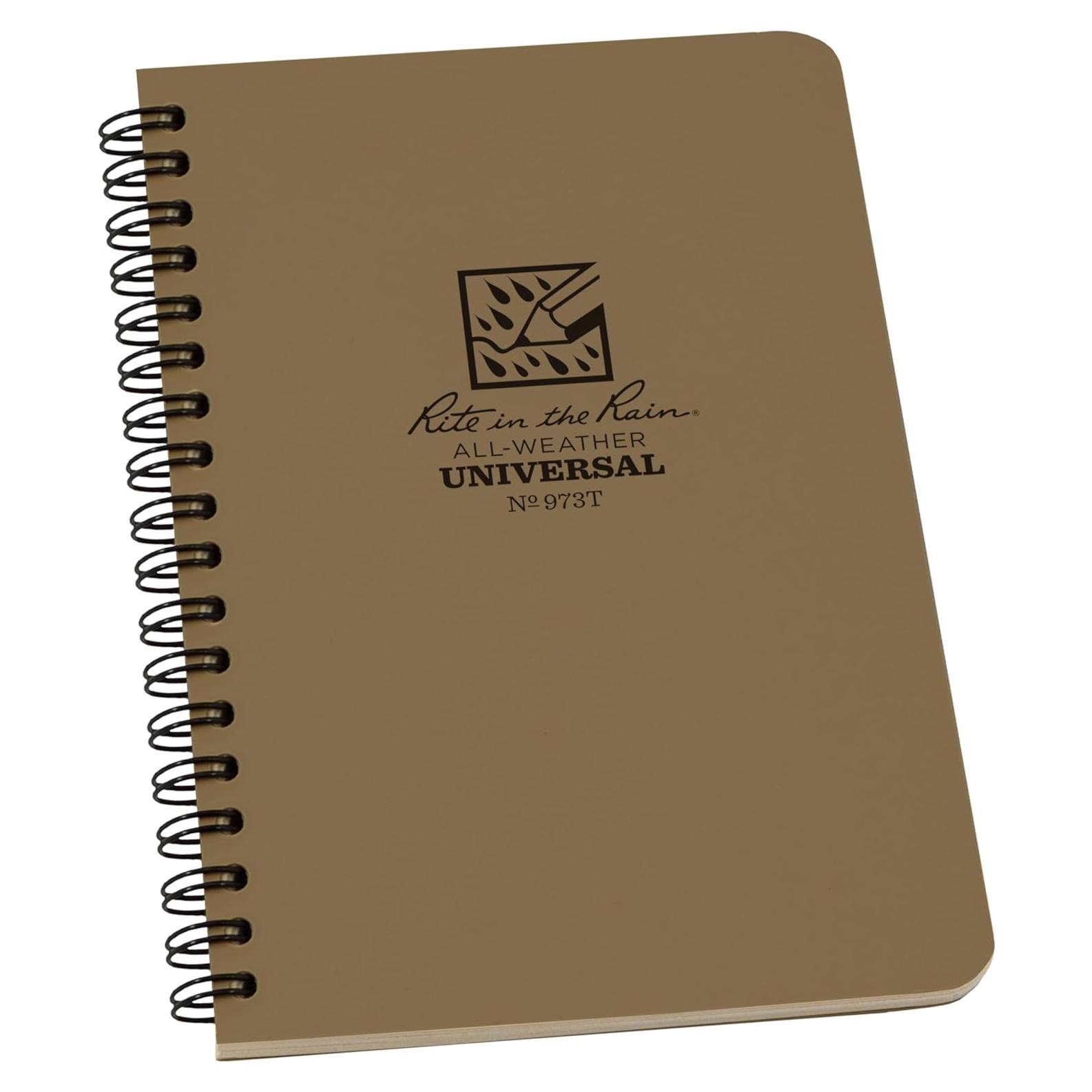 Cuaderno Espiral Impermeable Rite in the Rain 11.75x17.78cm Beige