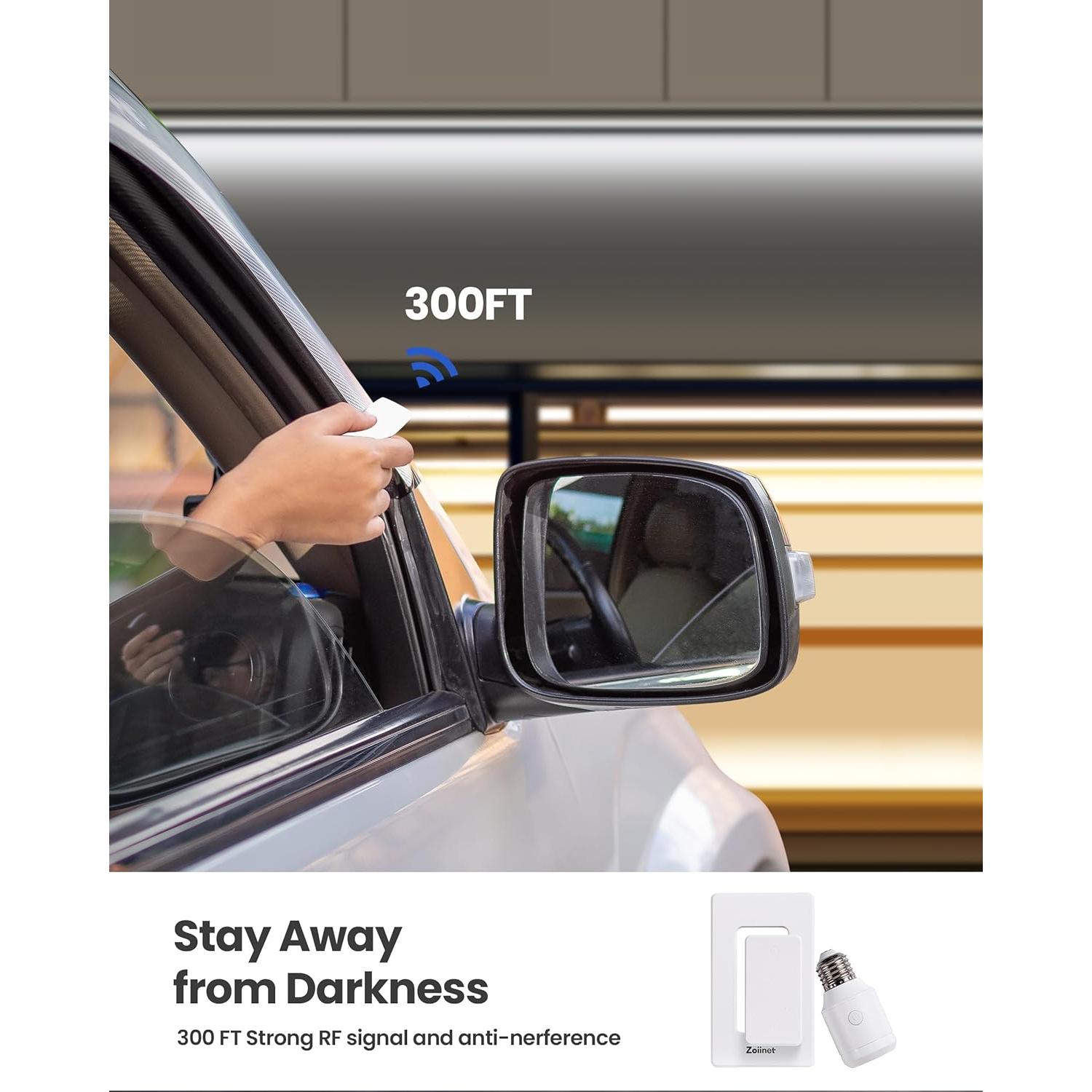 Portalámparas Inalámbrico Zoiinet 500W con Control Remoto