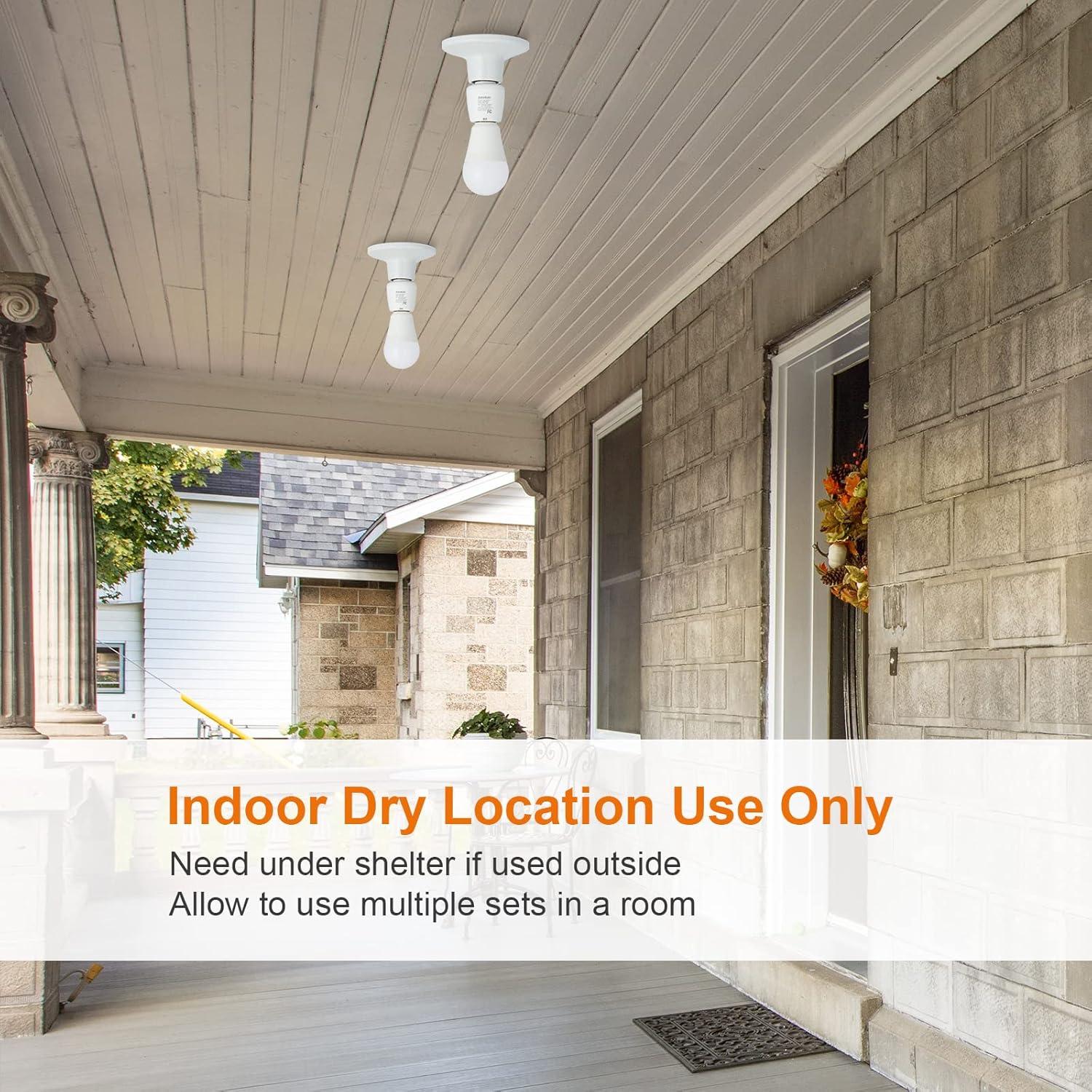 Portalámparas Inalámbrico SURAIELEC E26/E27 con Control Remoto