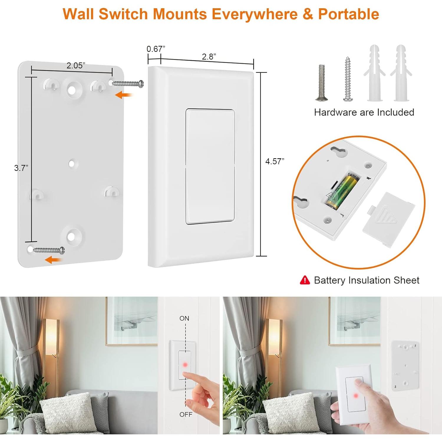 Portalámparas Inalámbrico SURAIELEC E26/E27 con Control Remoto