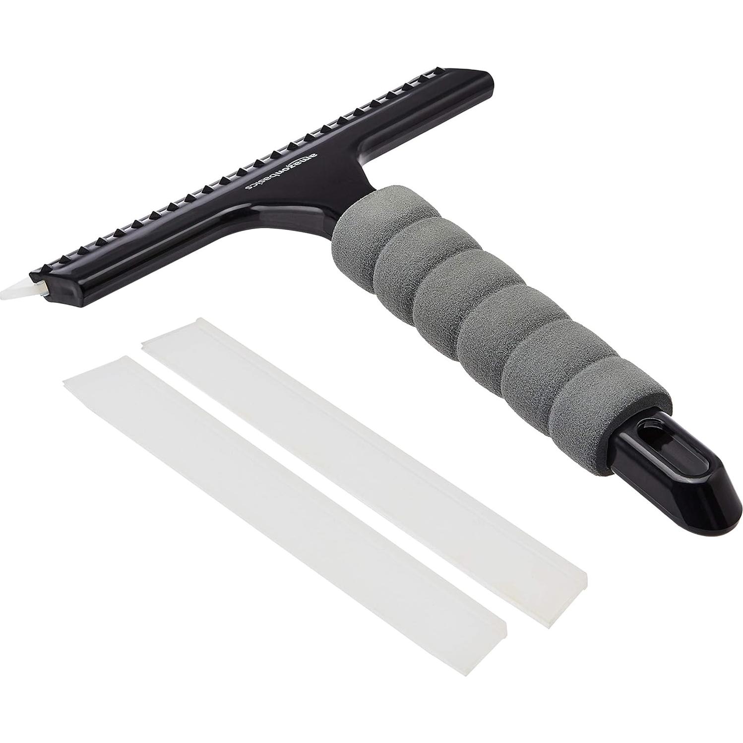 Limpiaparabrisas Amazon Basics con Mango 20.32 cm Negro
