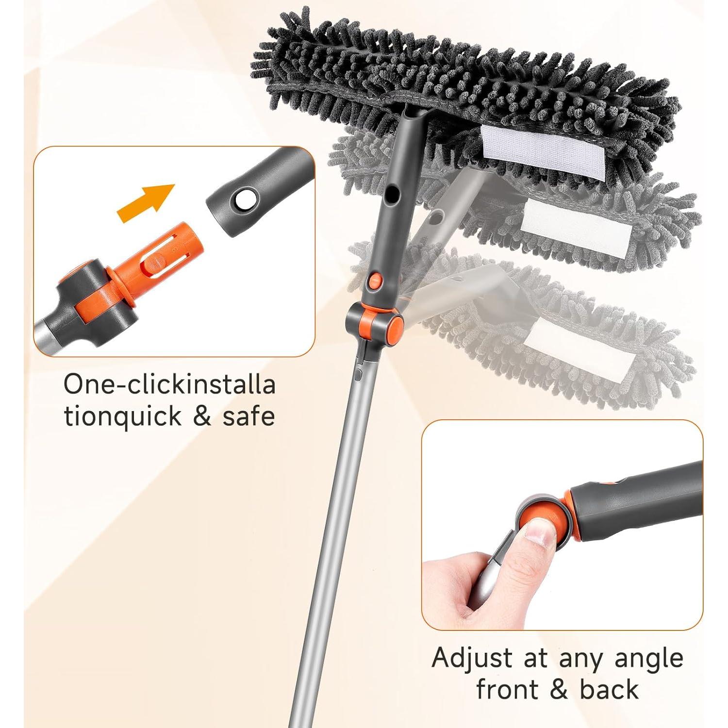 Juego de Limpiaparabrisas CHABATREE 2-en-1 con Mango Extensible