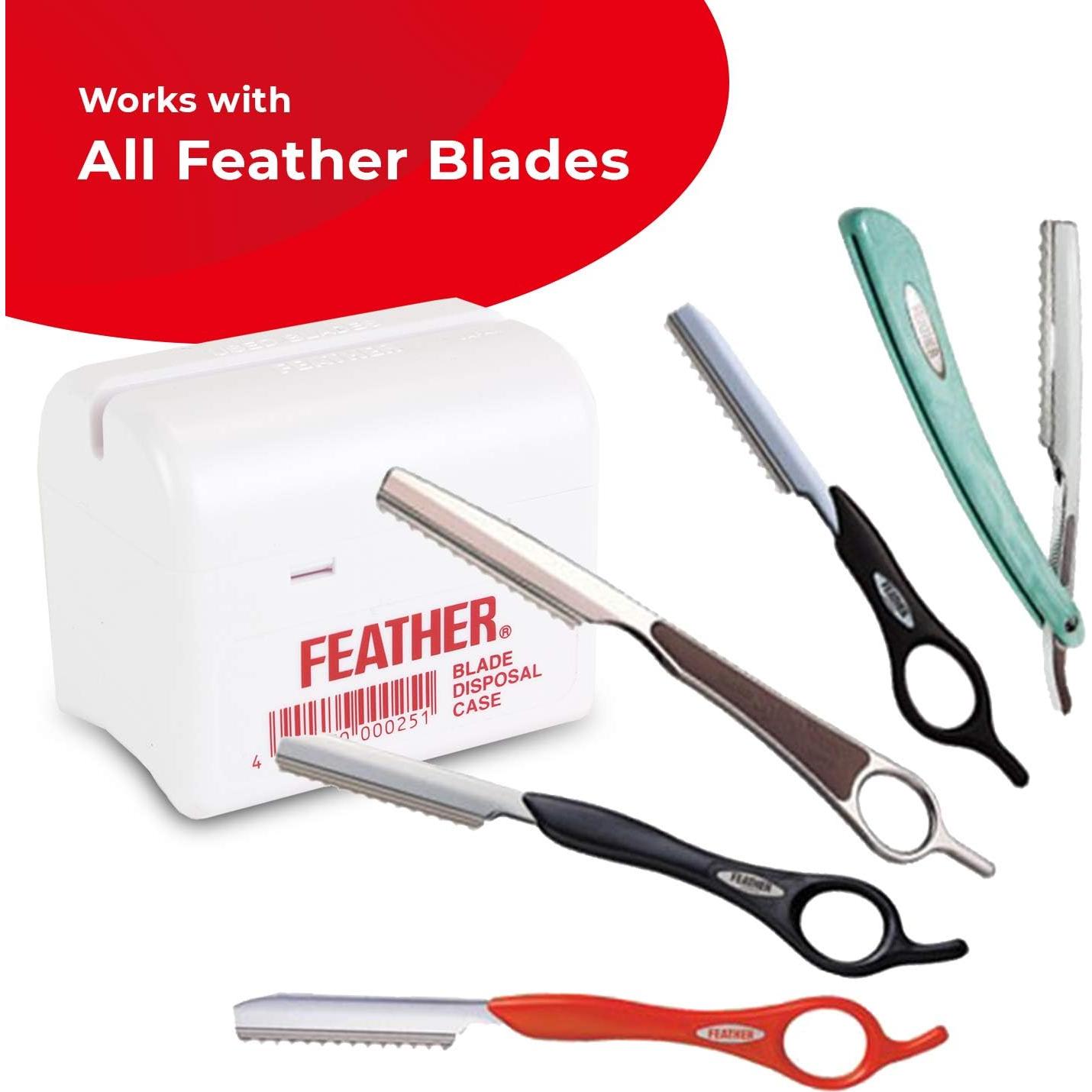 Caja de Desecho de Cuchillas de Afeitar Feather SR-14