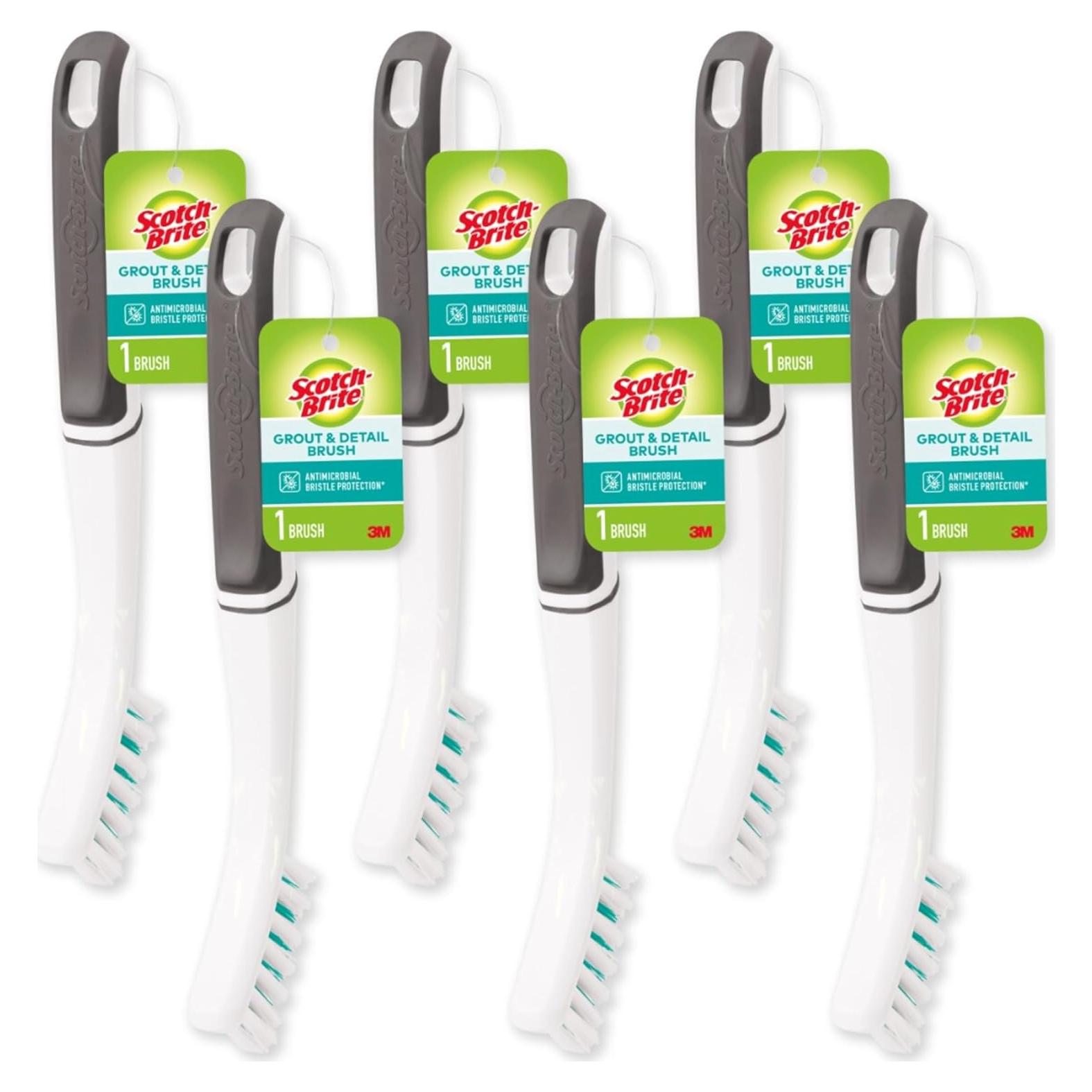 Cepillo para Juntas Scotch-Brite 6 Piezas, Cerdas Fuertes