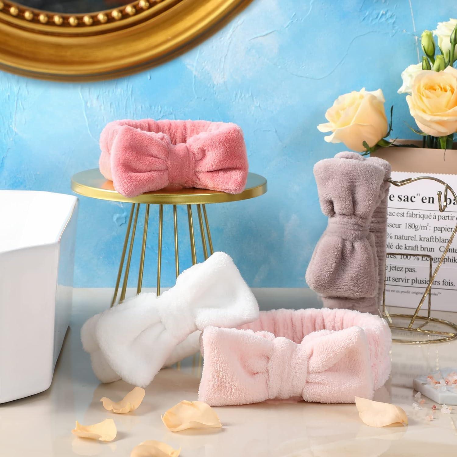 Banda de Spa VITEVER 4 Pack Diadema Maquillaje Niñas