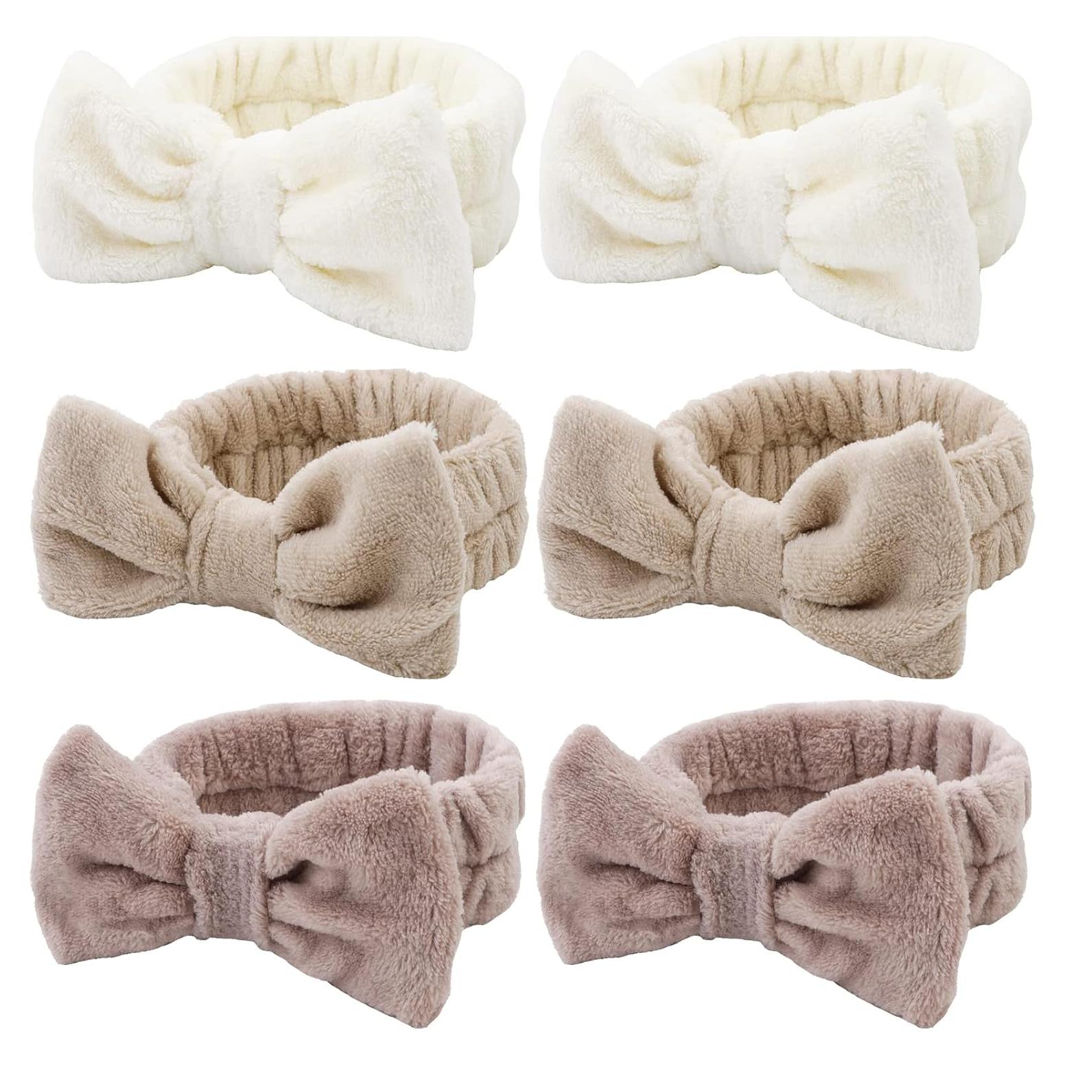 Diademas de Microfibra WHAVEL 6 Piezas para Spa y Maquillaje