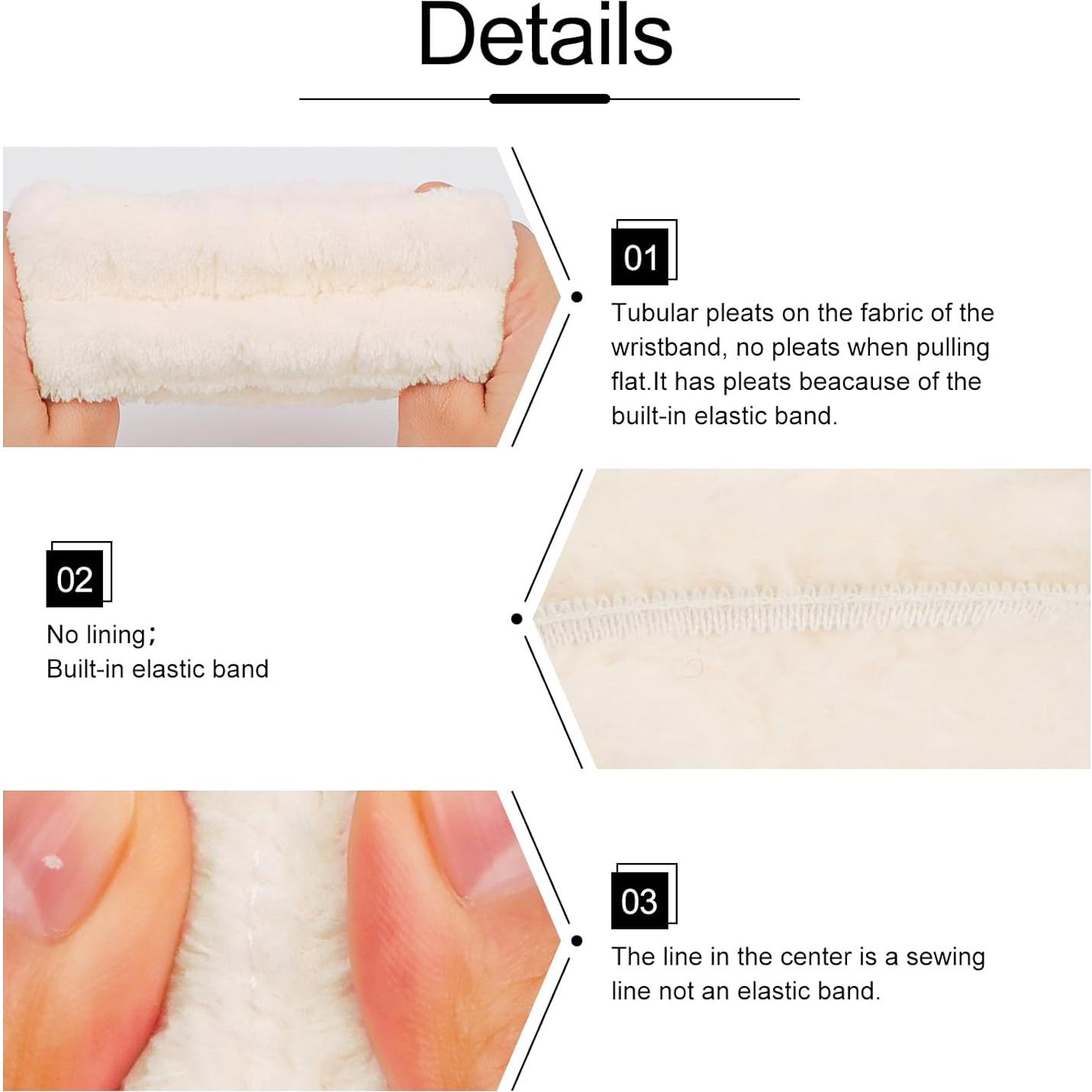 Conjunto de Toallas de Spa WHAVEL 6PCS - Diadema y Muñequera