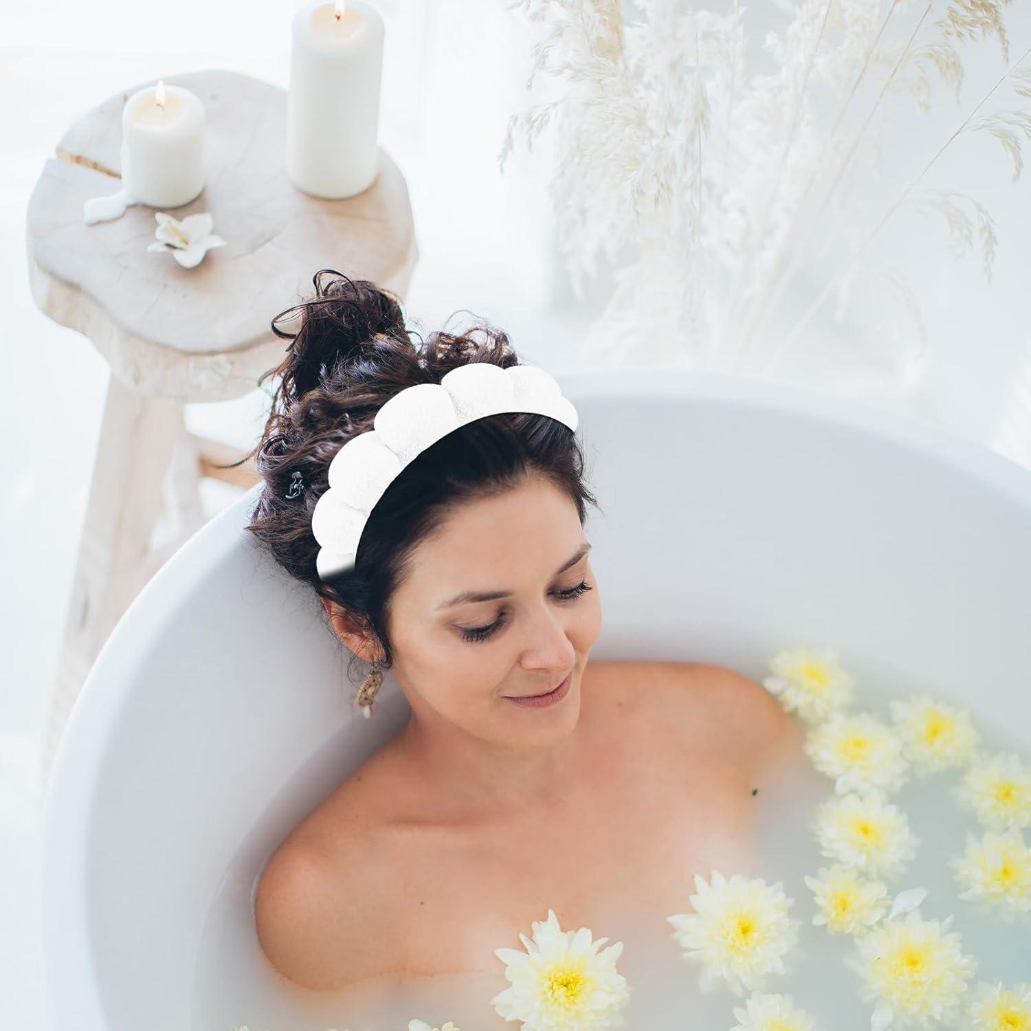 Conjunto de Toallas de Spa WHAVEL 6PCS - Diadema y Muñequera