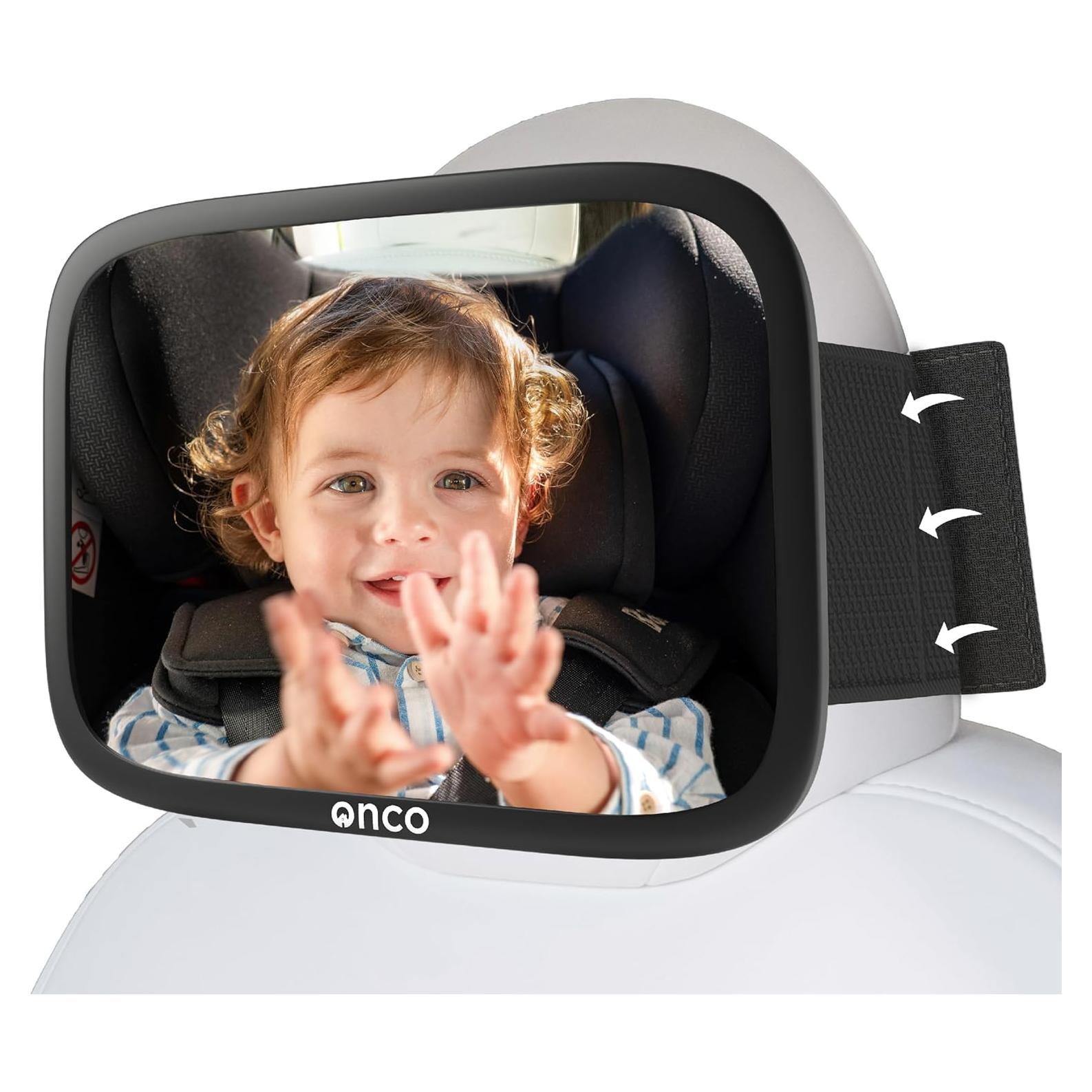 Espejo para Bebé Onco con Reposacabezas Fijo 24.4x17.3cm