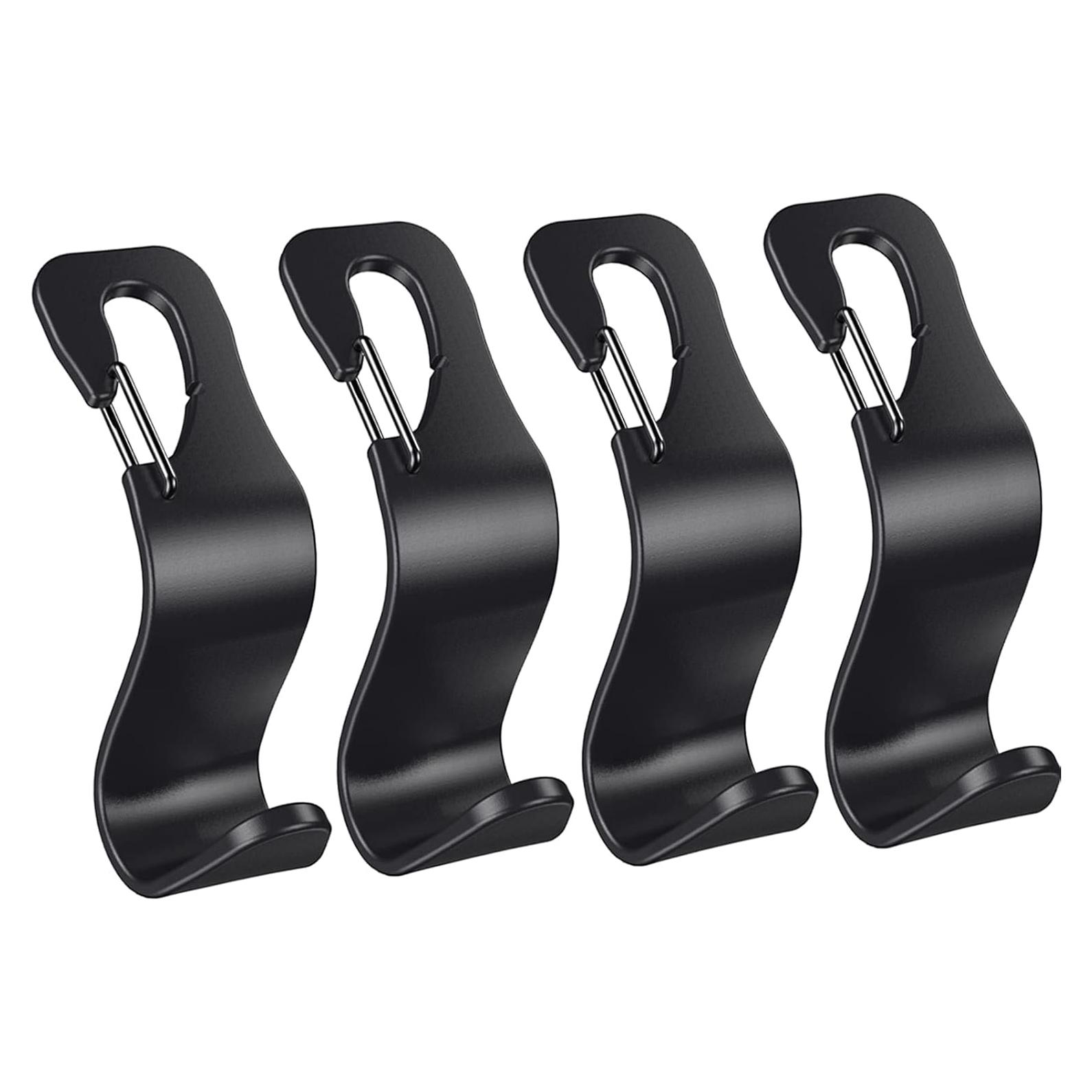 Ganchos para Reposacabezas EldHus - Paquete de 4, Soporte para Bolsos