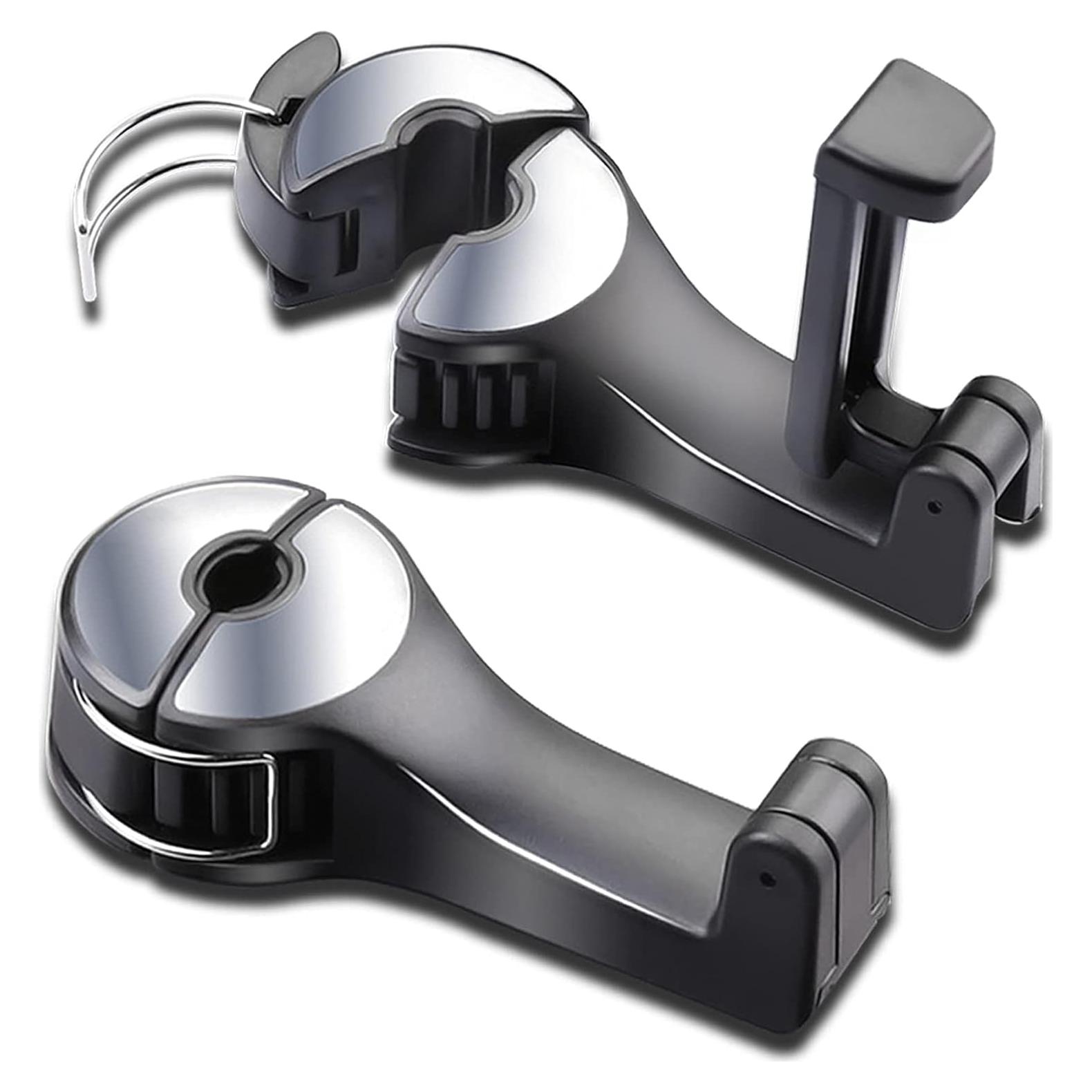 Gancho para Reposacabezas de Coche SCOVVORD 2 en 1 Plata