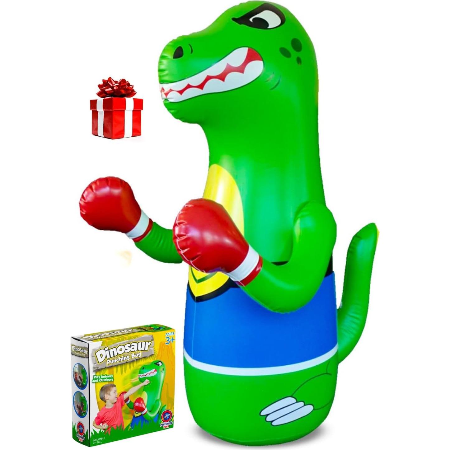 Saco de Boxeo Inflable Dinosaurio - Preferred Toys 119 cm
