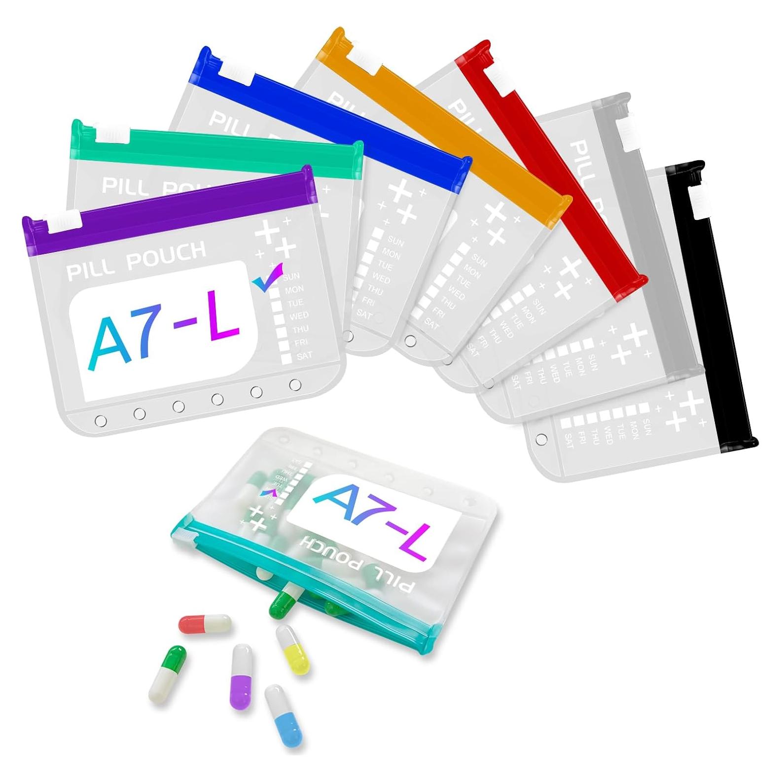 Juego de Bolsas de Pastillas Reutilizables A7-L Timueetech