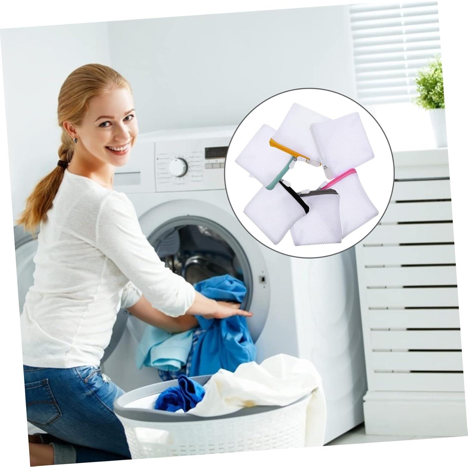 Bolsa de Lavandería de Malla JOINPAYA 6 Piezas 12x12cm