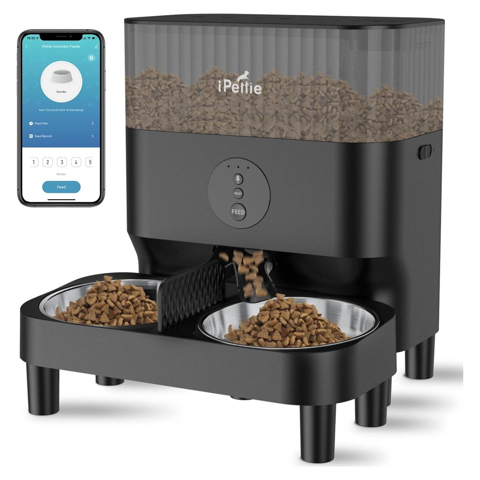 Comedero Automático iPettie WiFi 5L para 2 Mascotas