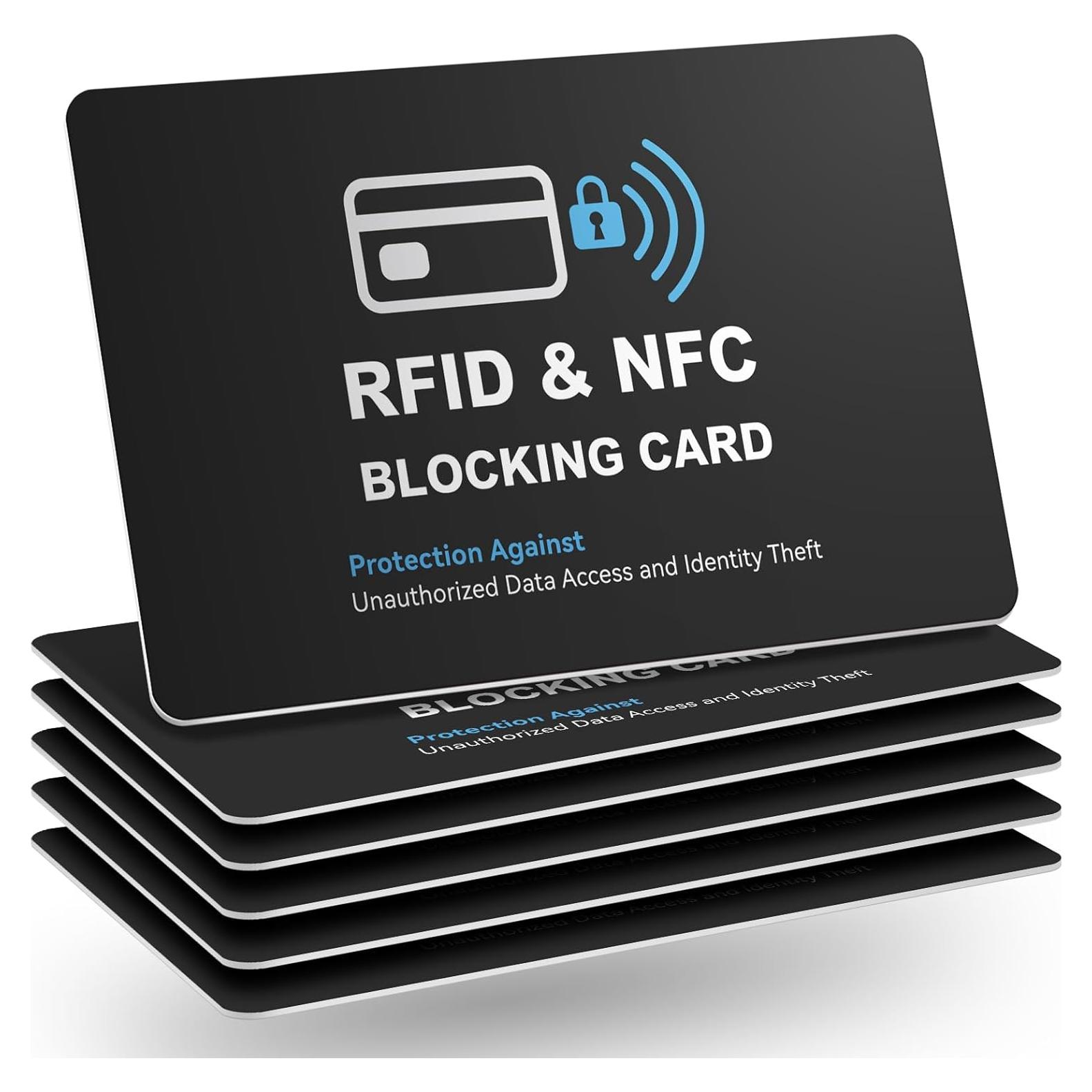 Paquete de 6 Tarjetas Bloqueadoras RFID Runzoos - Protección Segura