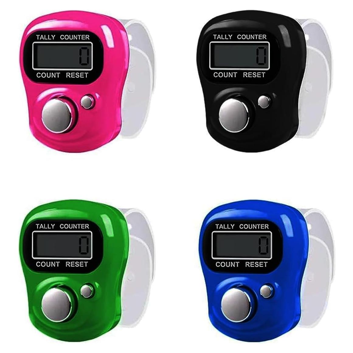 Contador Digital de Dedos FIOTOK 5 Dígitos Ajustable