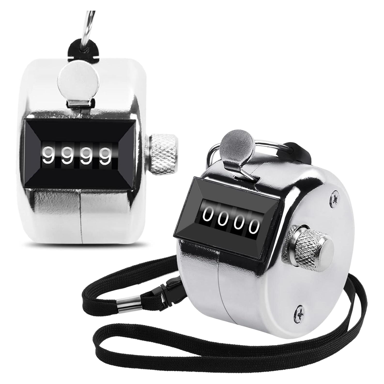 Contador de Mano Oligei 4 Dígitos Metal Sin Batería - 2 Unidades