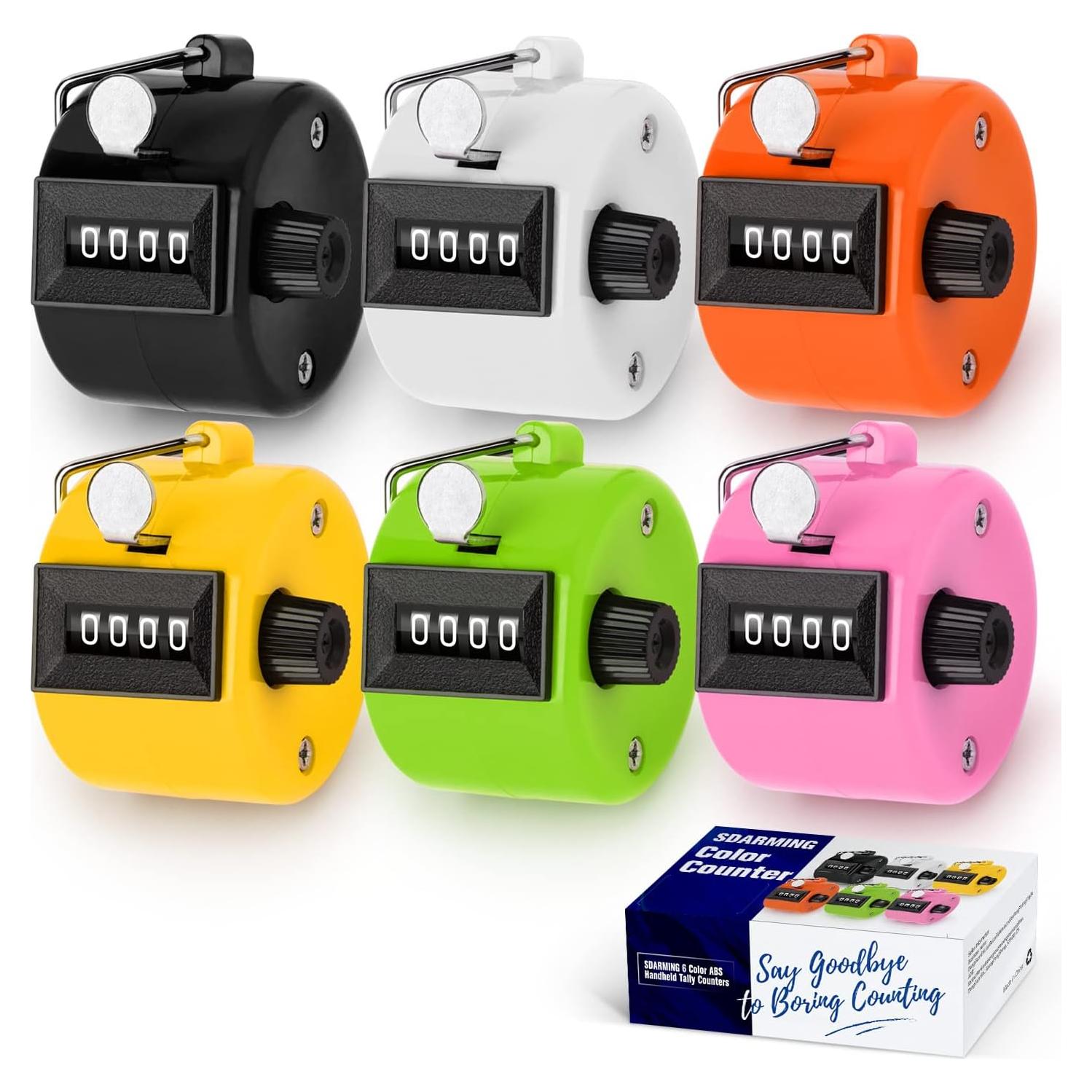 Contador Clicker Portátil SDARMING 4 Dígitos ABS - Multiusos