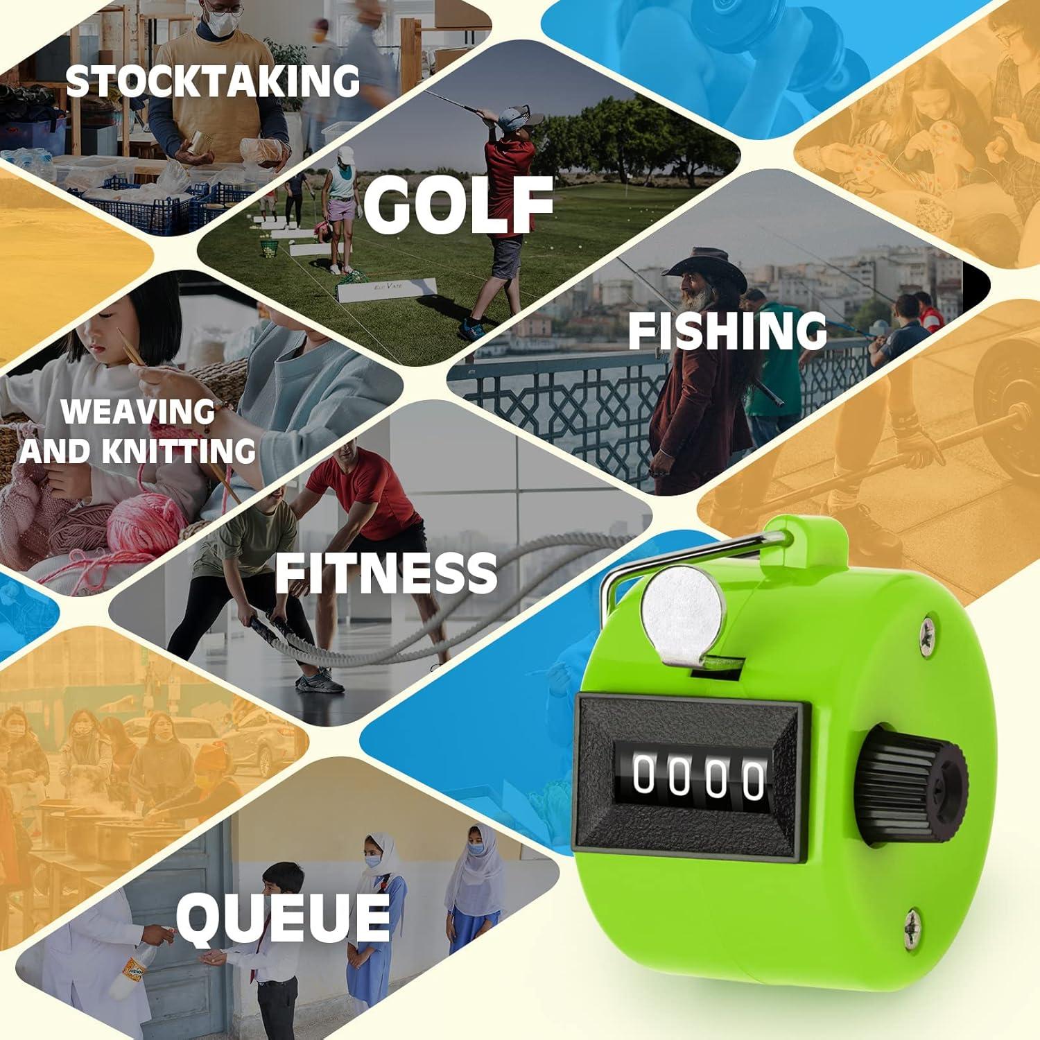 Contador Clicker Portátil SDARMING 4 Dígitos ABS - Multiusos