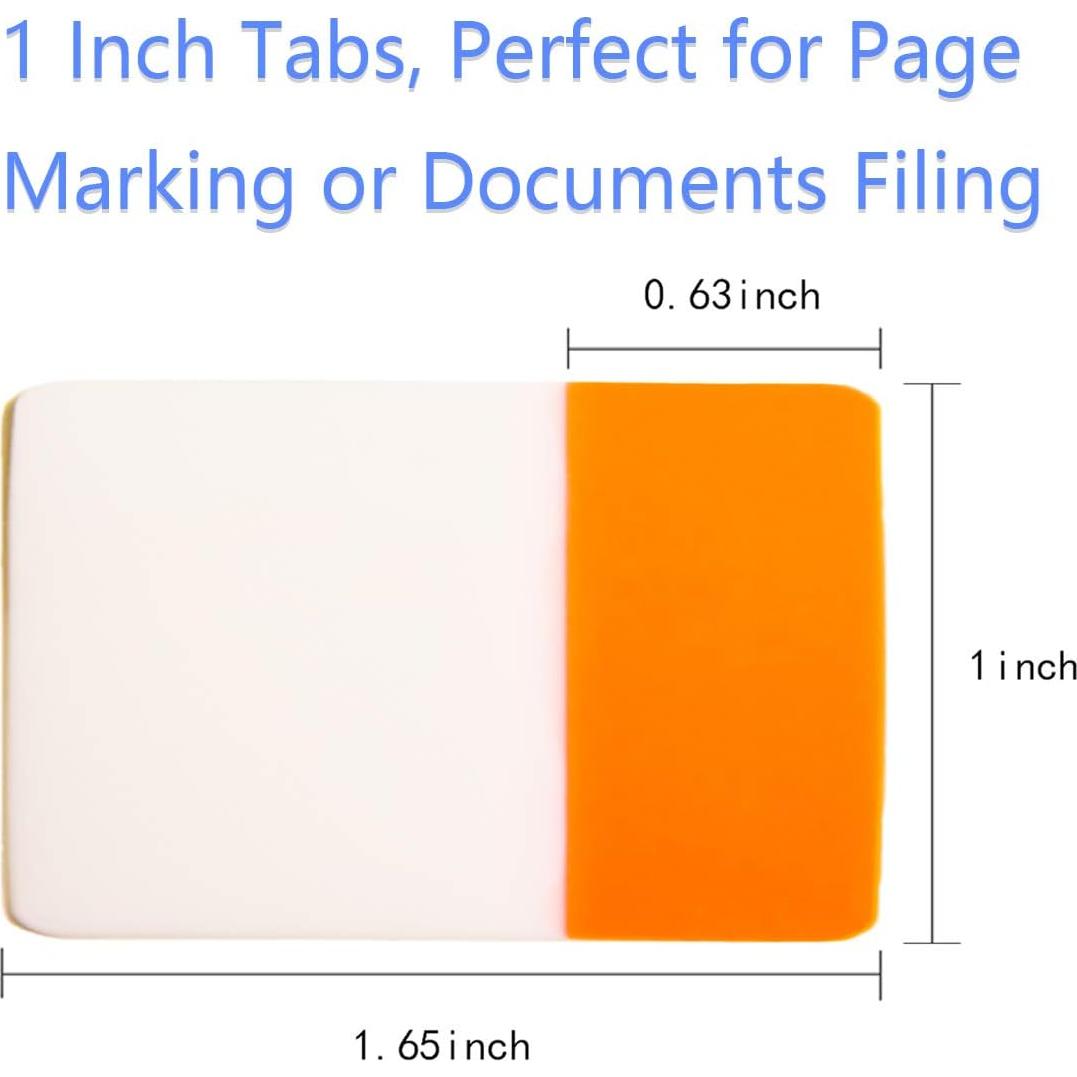 Pestañas Adhesivas KICNIC 480 Pcs 2.54 cm Multicolor