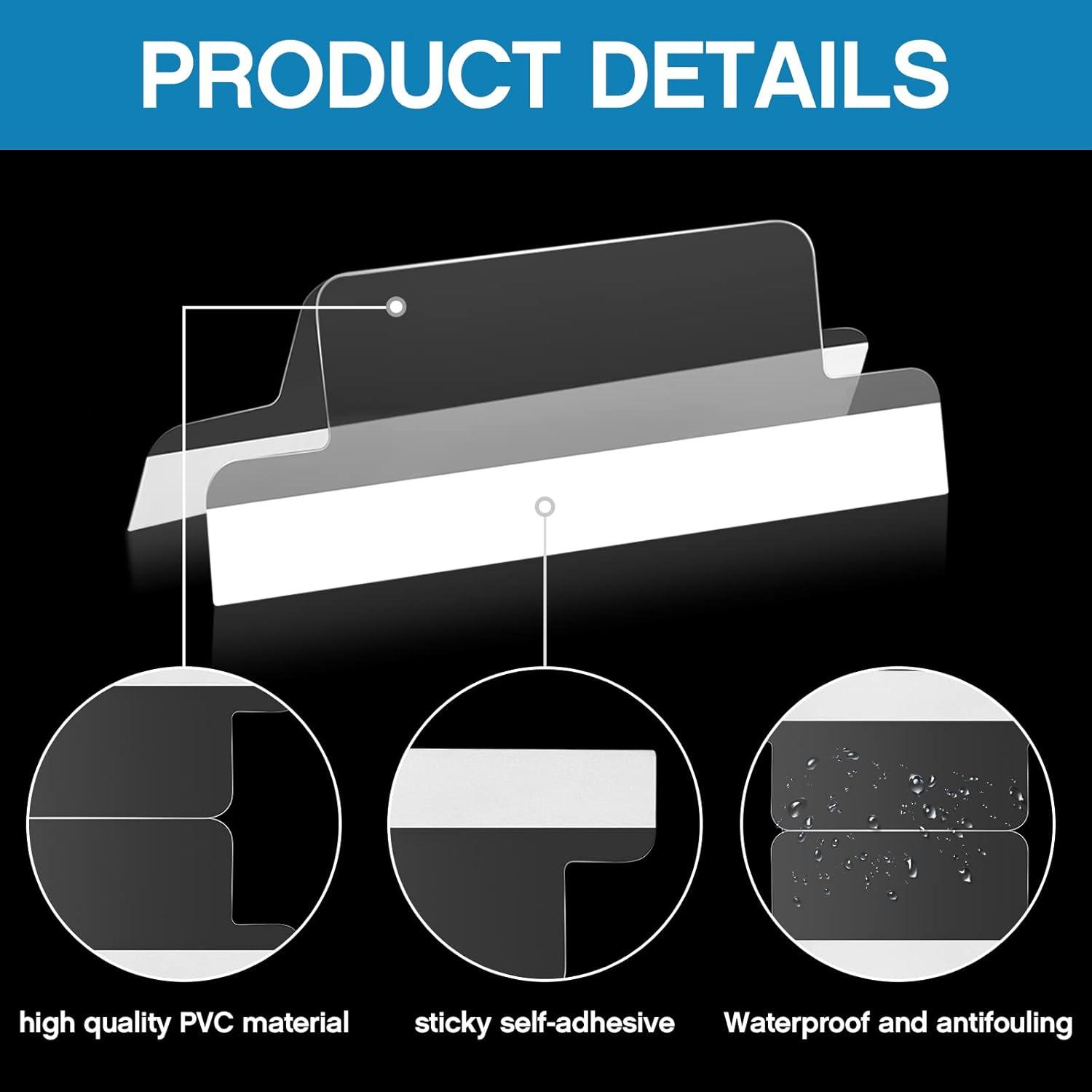 Pestañas autoadhesivas Gersoniel 5 cm para carpetas - 50 piezas