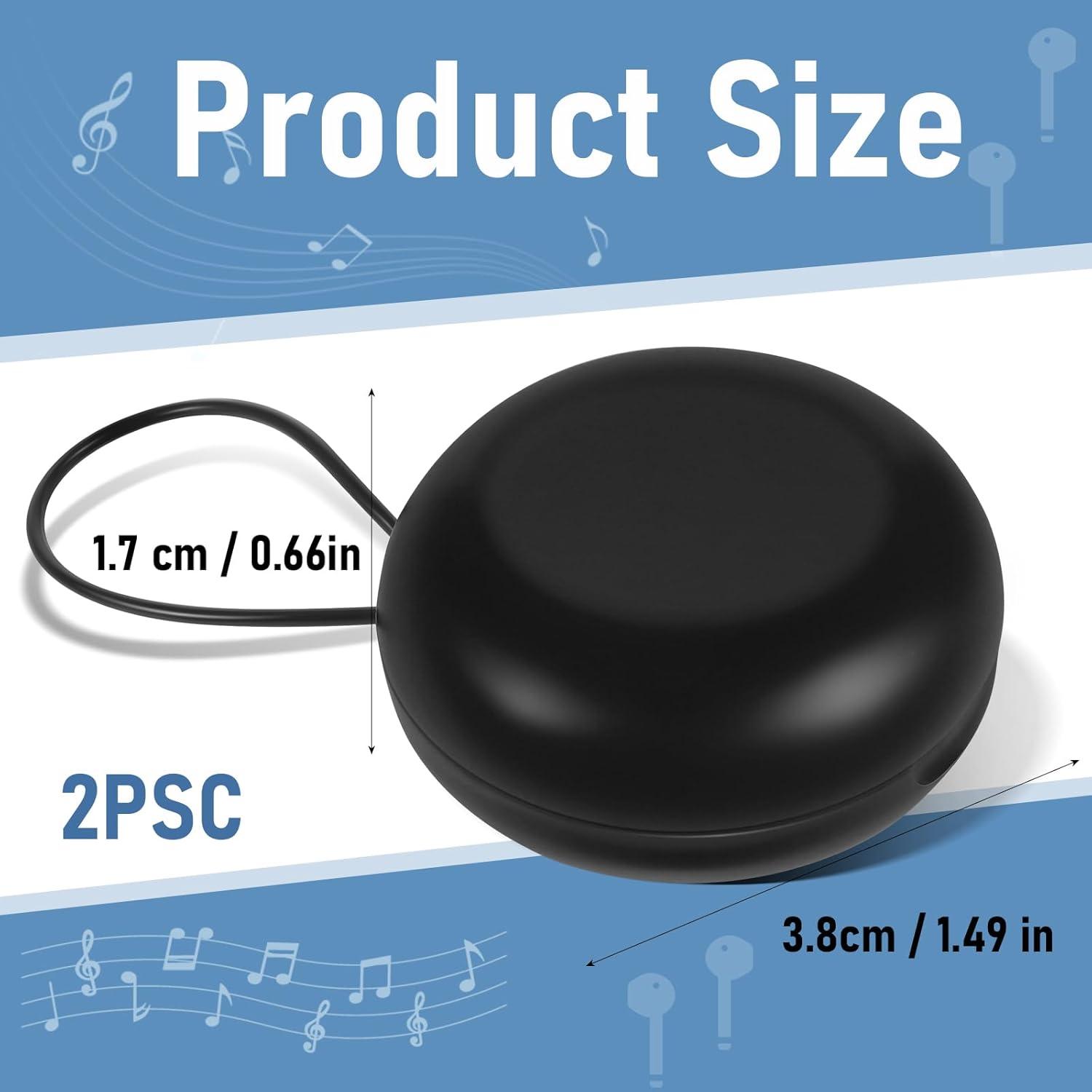 Estuches para Tapones de Oído JJUNW - 2 Piezas Portátiles