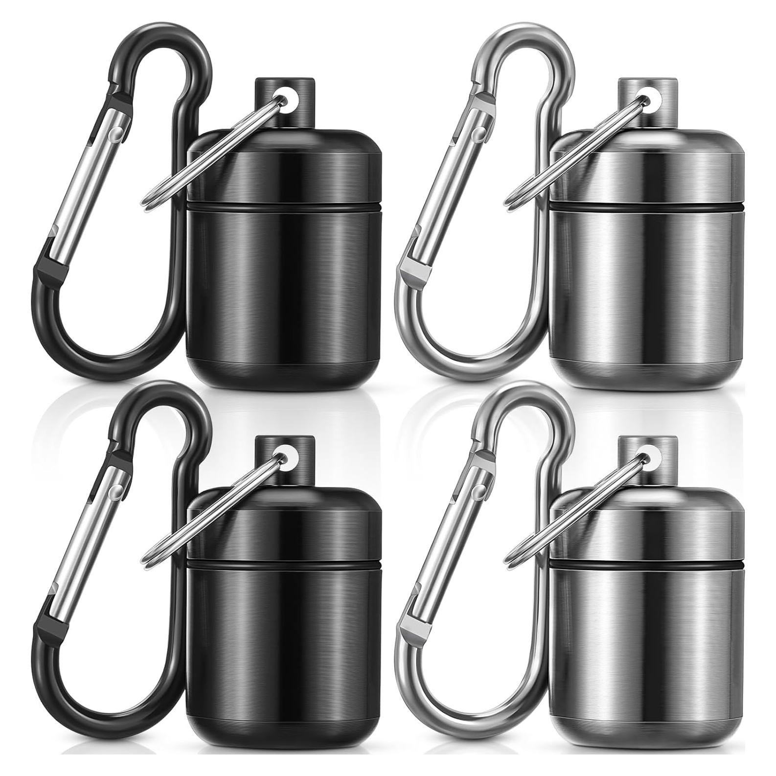 Estuche Metalico para Tapones de Oído Hicarer 4 Piezas