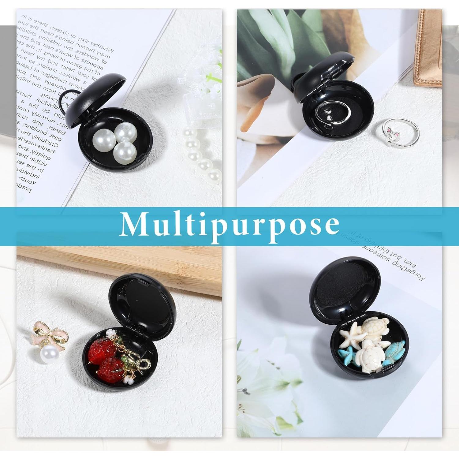 Estuche portátil para tapones de oídos YQQYG negro 3.8 cm