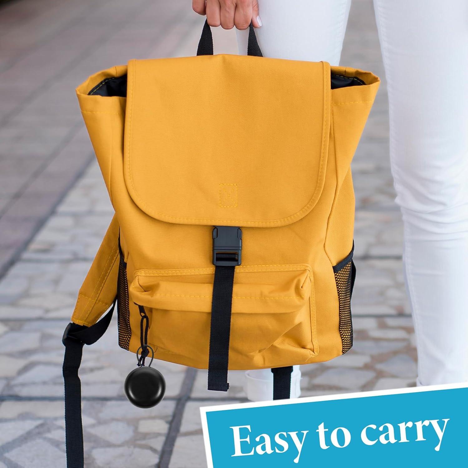 Estuche portátil para tapones de oídos YQQYG negro 3.8 cm