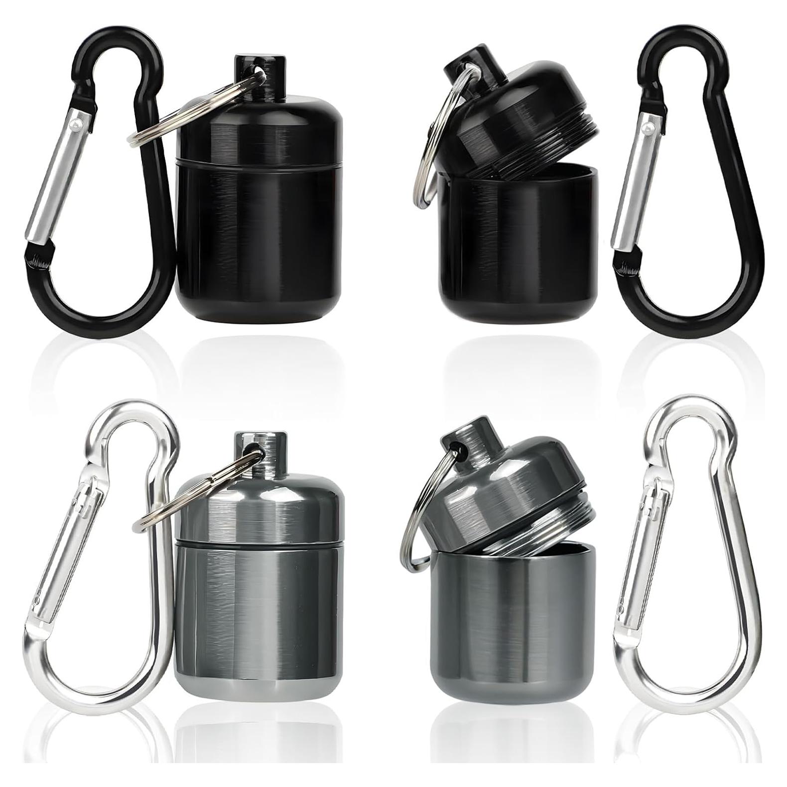 Estuche de Transporte Cecliy para Tapones de Oído - 4 Paquetes Metal