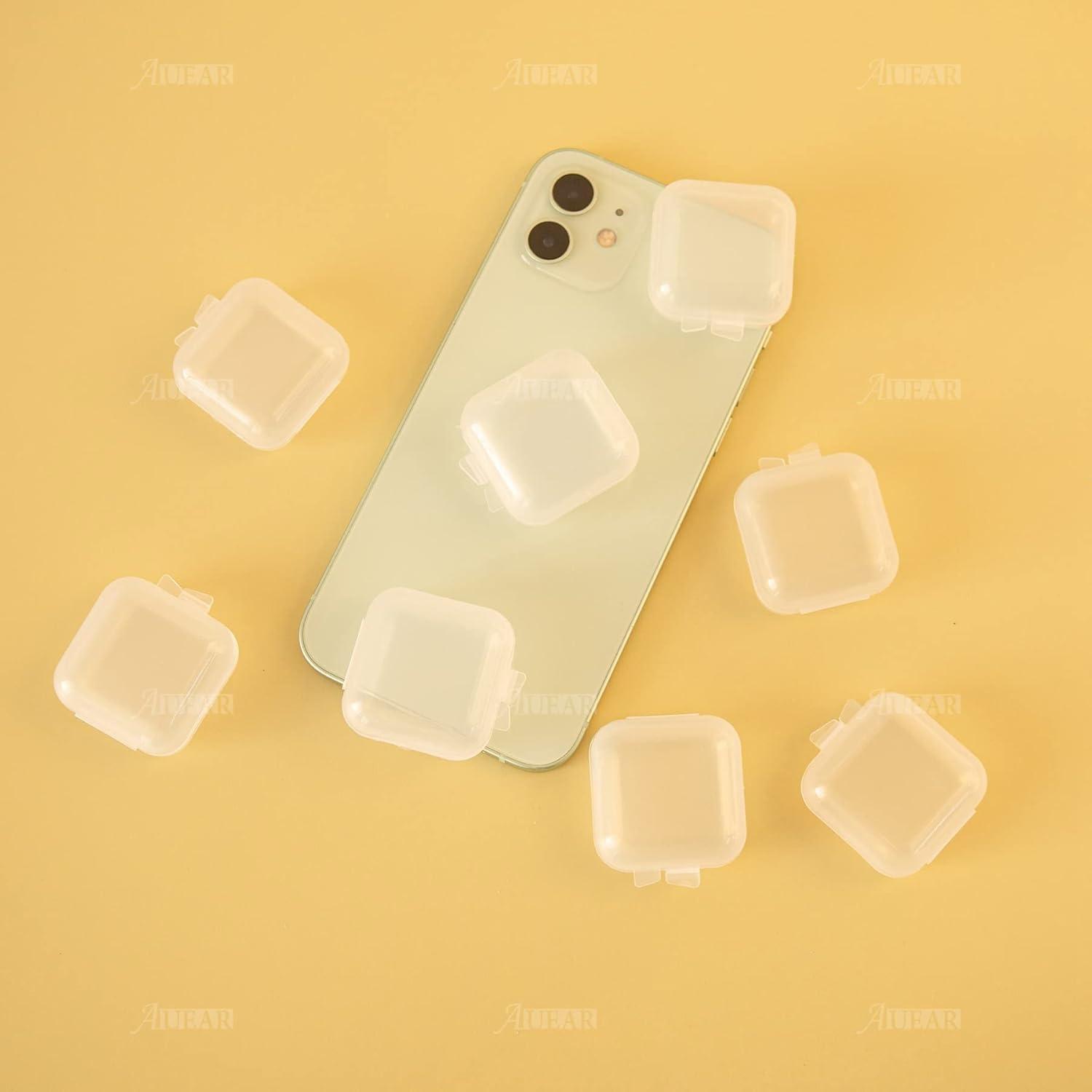 AUEAR Mini Cajas de Almacenamiento Cuadradas 40 Piezas 3.56cm