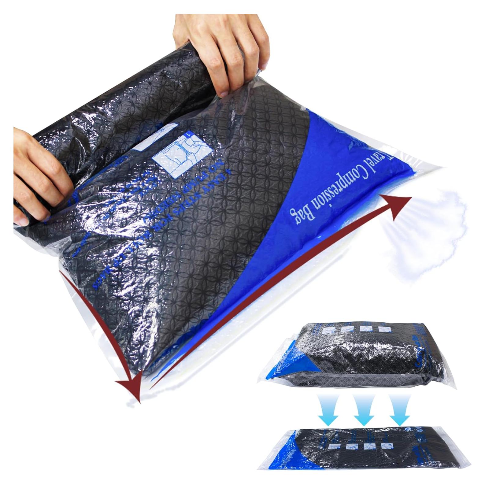 Paquete de 12 Bolsas de Compresión MEIQIHOME para Viaje