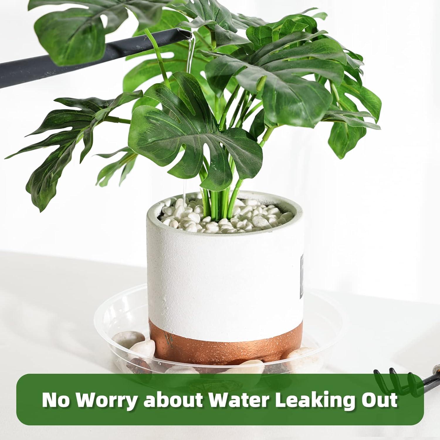 Paquete de 20 Platillos Transparentes TRUEDAYS para Macetas 15-30 cm