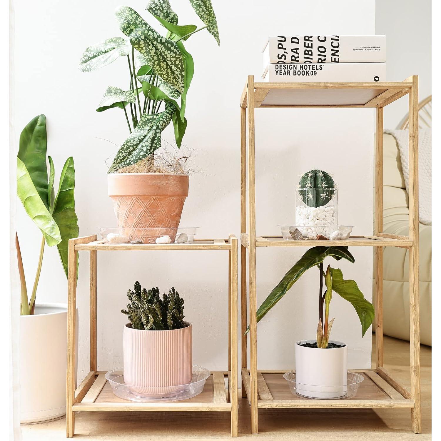 Paquete de 20 Platillos Transparentes TRUEDAYS para Macetas 15-30 cm