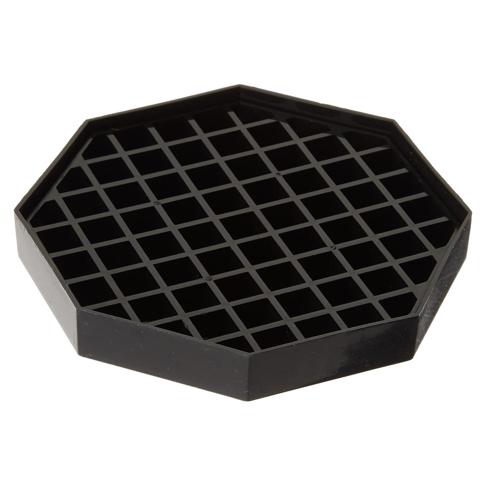 Contador de Bandejas de Goteo Winco DT-60, 4 Piezas, Negro