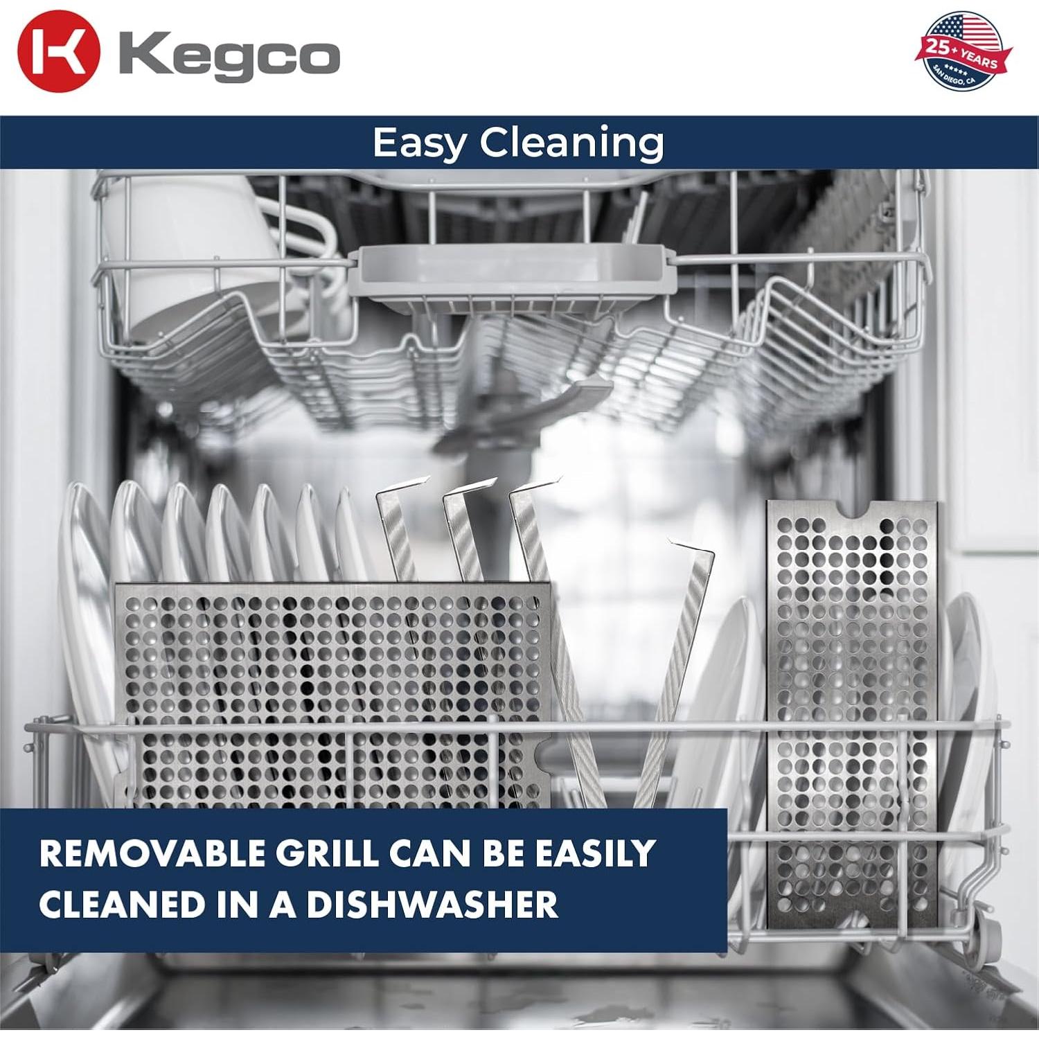 Bandeja de Goteo Kegco KC DP-125 Acero Inoxidable 30.48x12.7cm