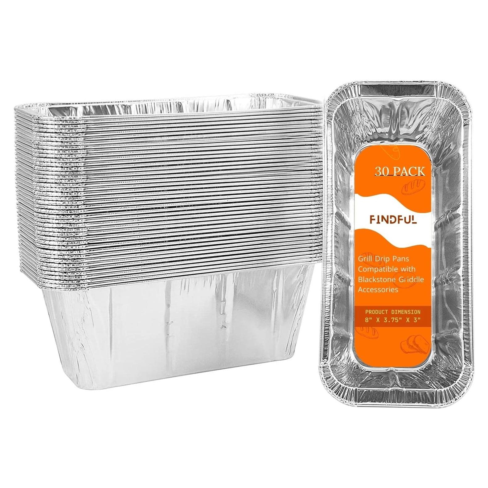 Paquete de 30 forros de bandeja de goteo Blackstone 43-91 cm