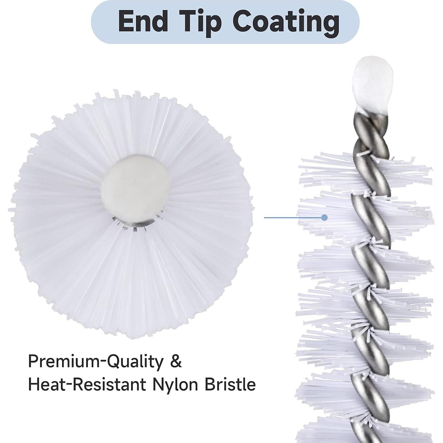 Juego de Cepillos para Limpiar Pajitas Mt.Jun - 4 Unidades, 6-12 mm