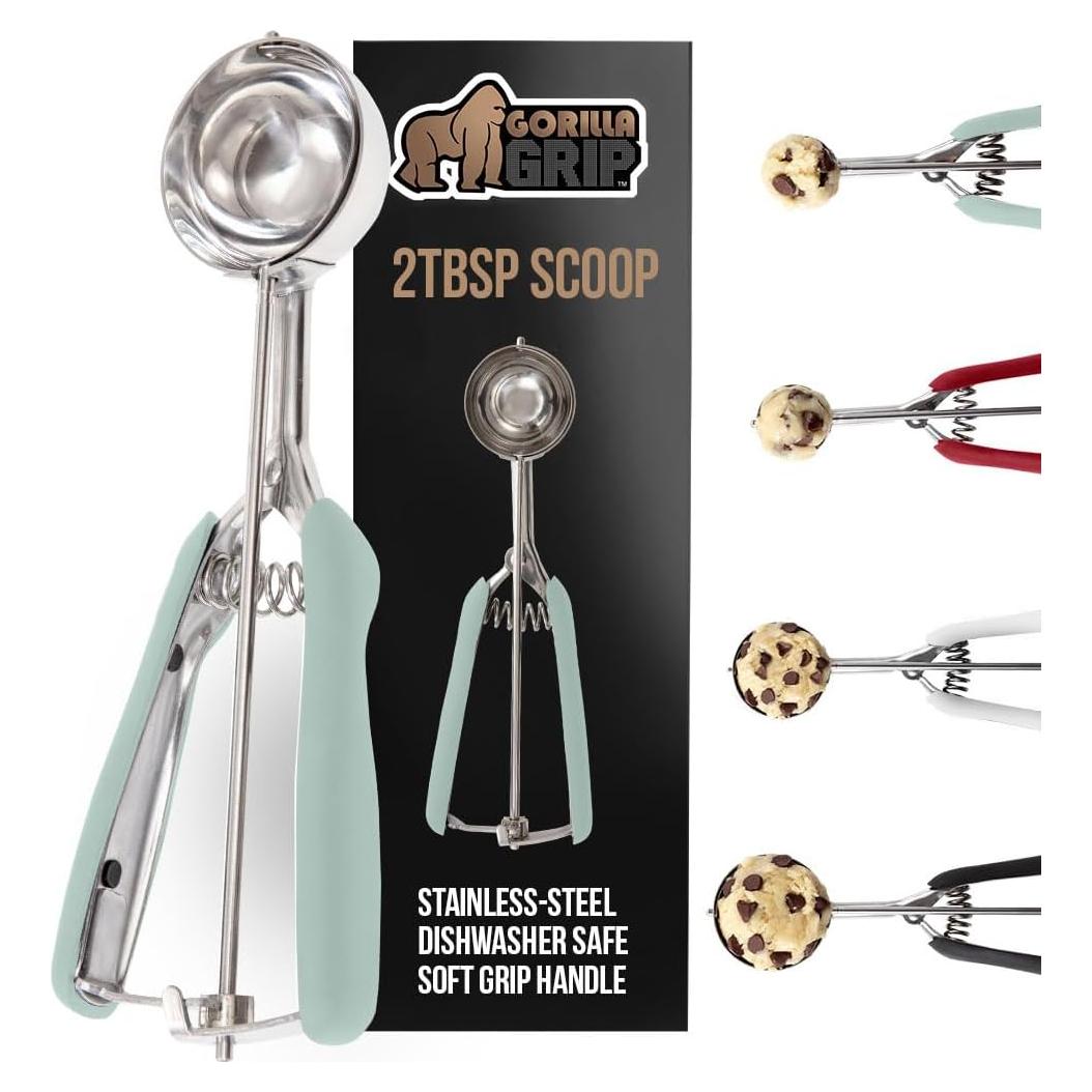 Cucharón de Acero Inoxidable Gorilla Grip 2 Cucharadas Menta