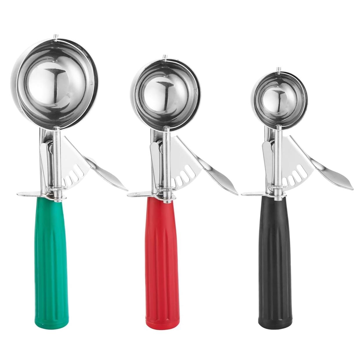 Juego de cucharas para galletas Todeu 3 tamaños acero inoxidable