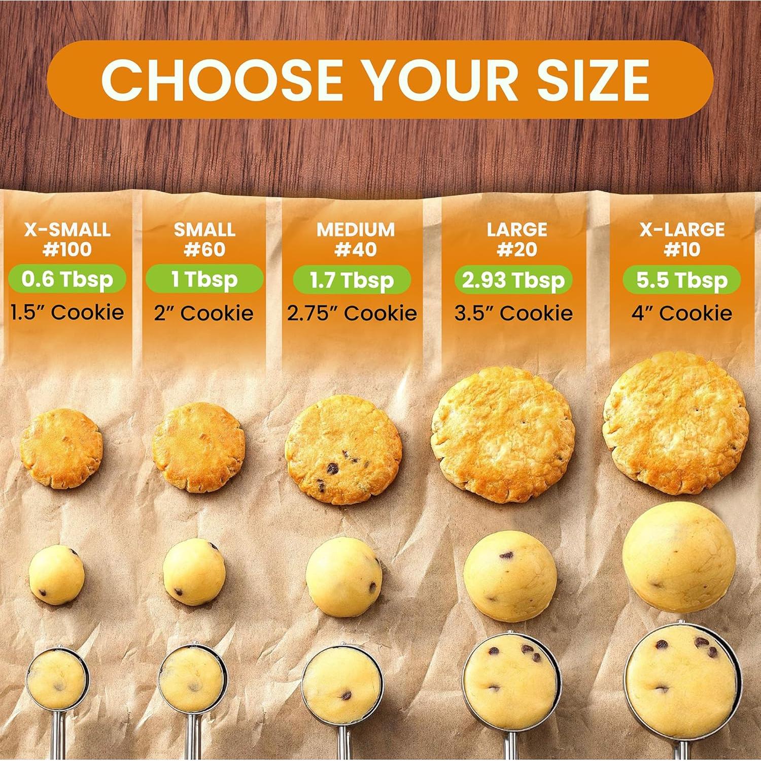 Cuchara para Galletas Spring Chef #40 Mediana 1.7 Cucharadas