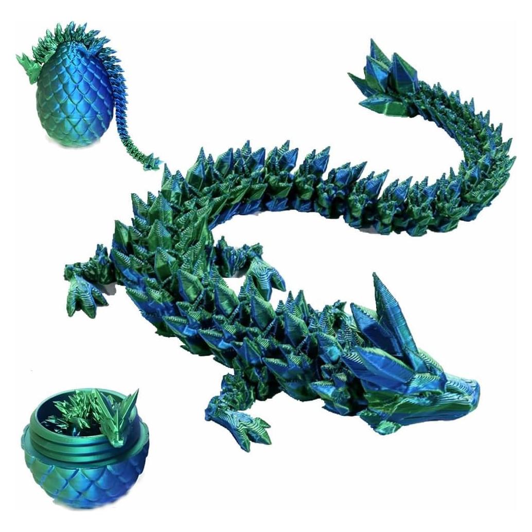 Huevo Dragón 3D Zobetro Verde con Dragón Sorpresa