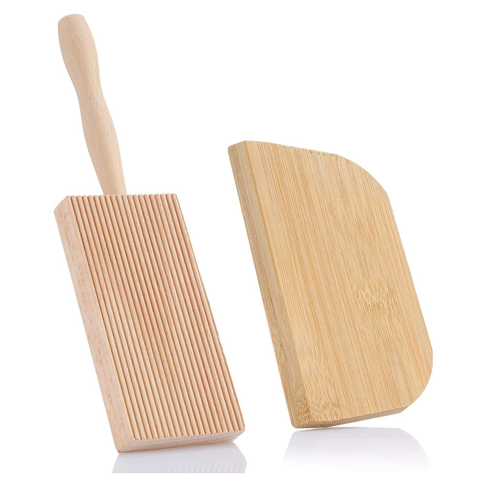 Tabla de Gnocchi de Madera de Haya Patelai con Raspador