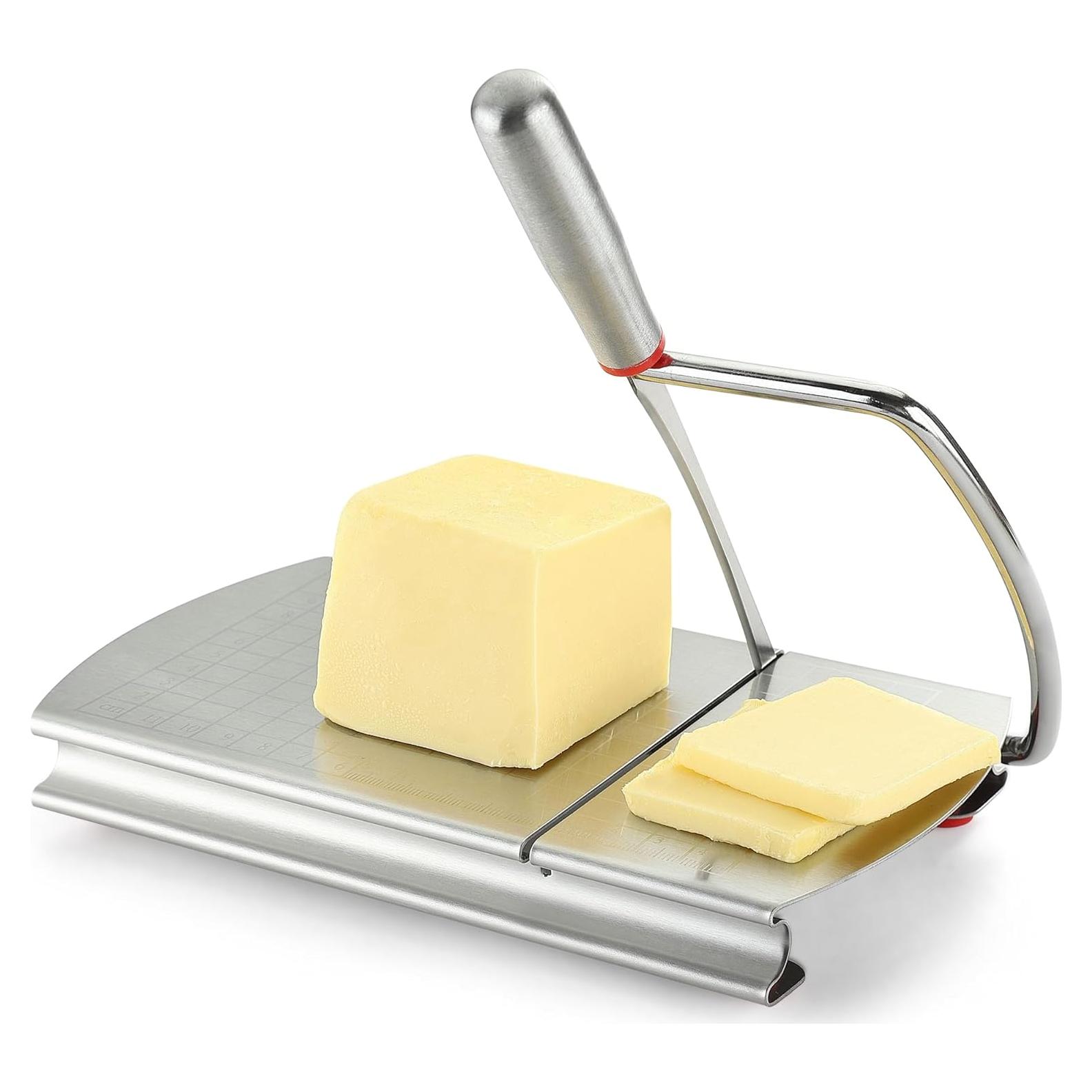 Cortador de Queso DGLOZE con Cuchilla de Acero Inoxidable 10.9 cm