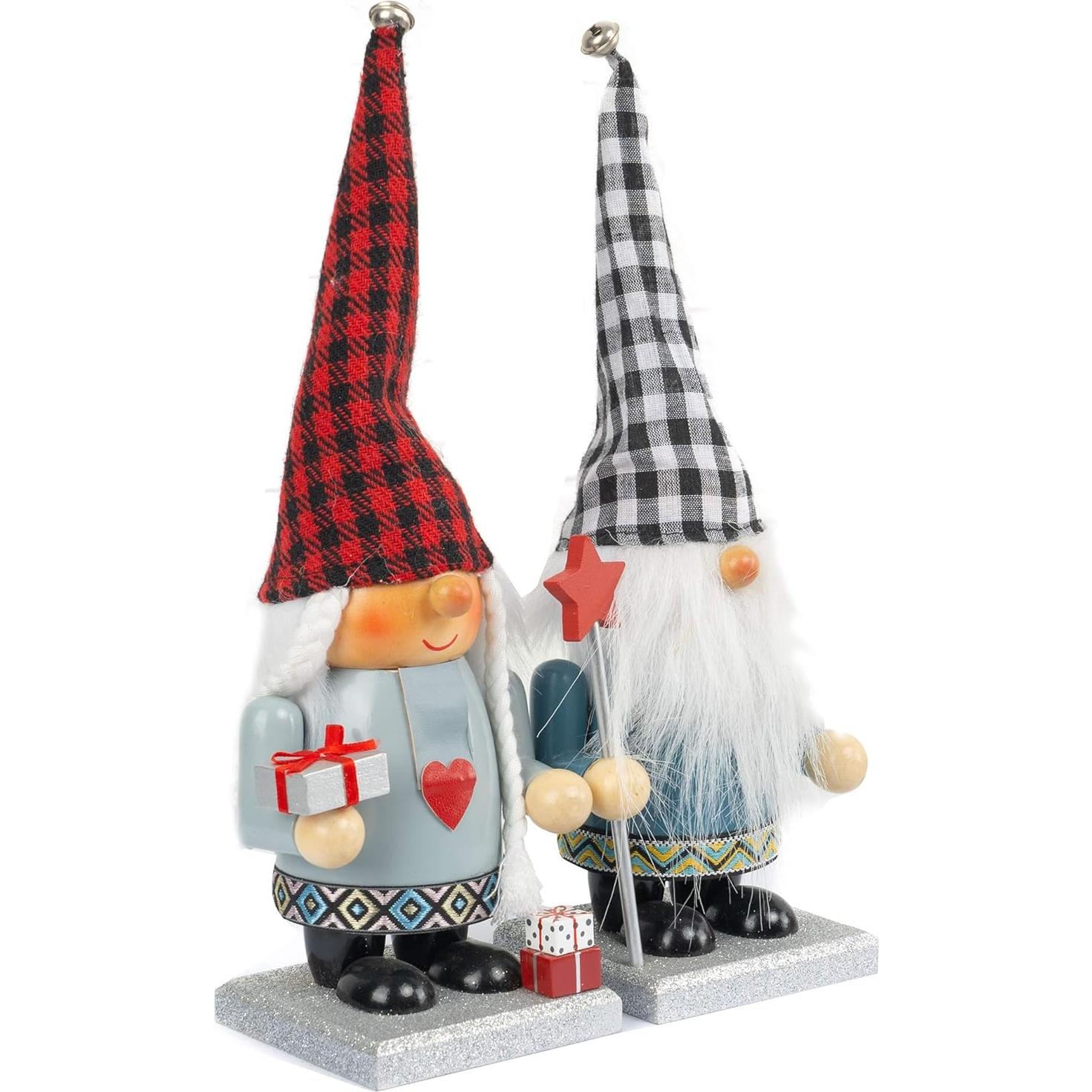 Adorno Navideño Cascanueces Funpeny 2 Gnomos 27.94 cm